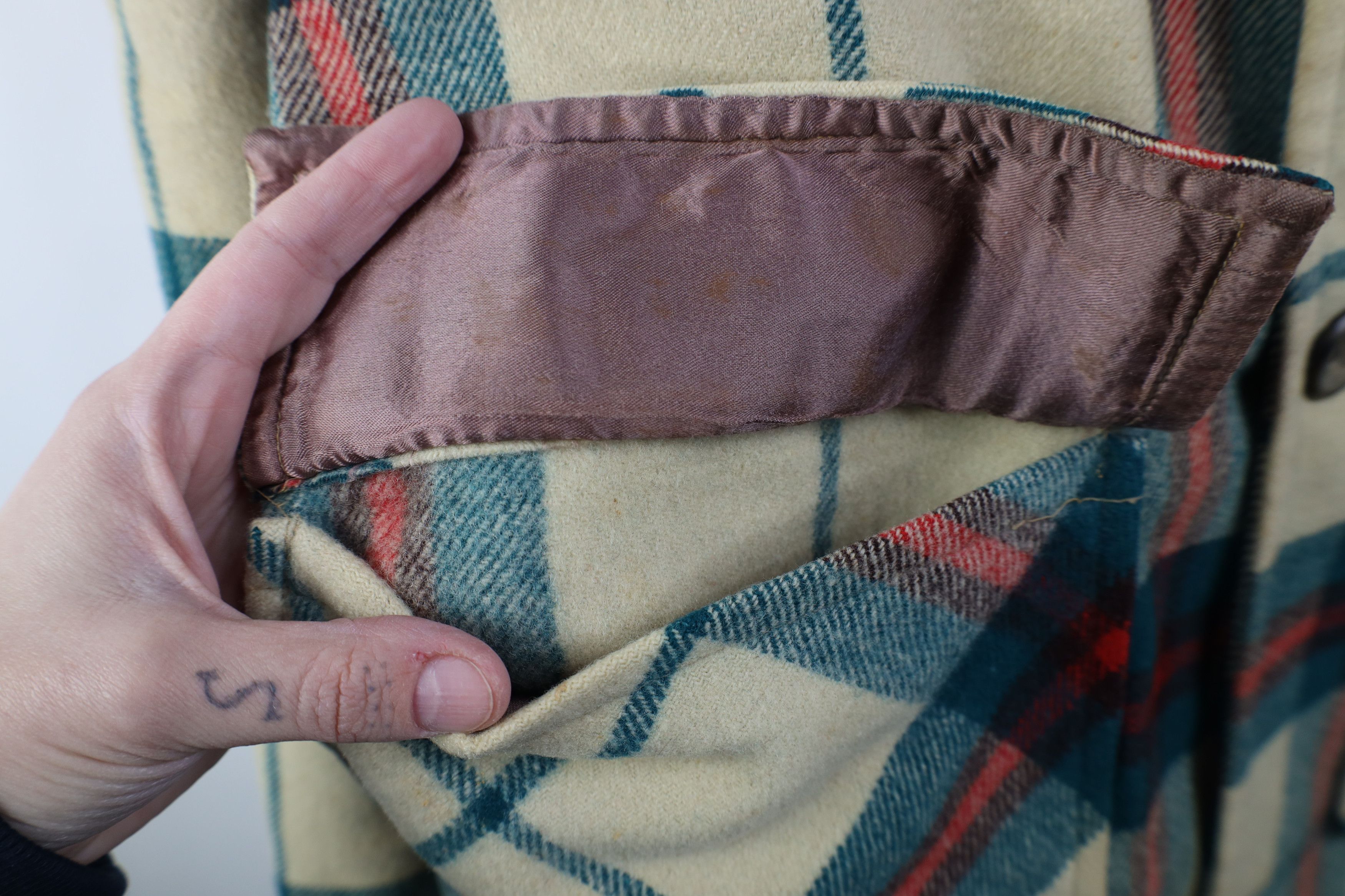 Pendleton Vintage 60s 70s Pendleton Mackinaw Wool Jacket Plaid USA Size US L / EU 52-54 / 3 - 8 Thumbnail
