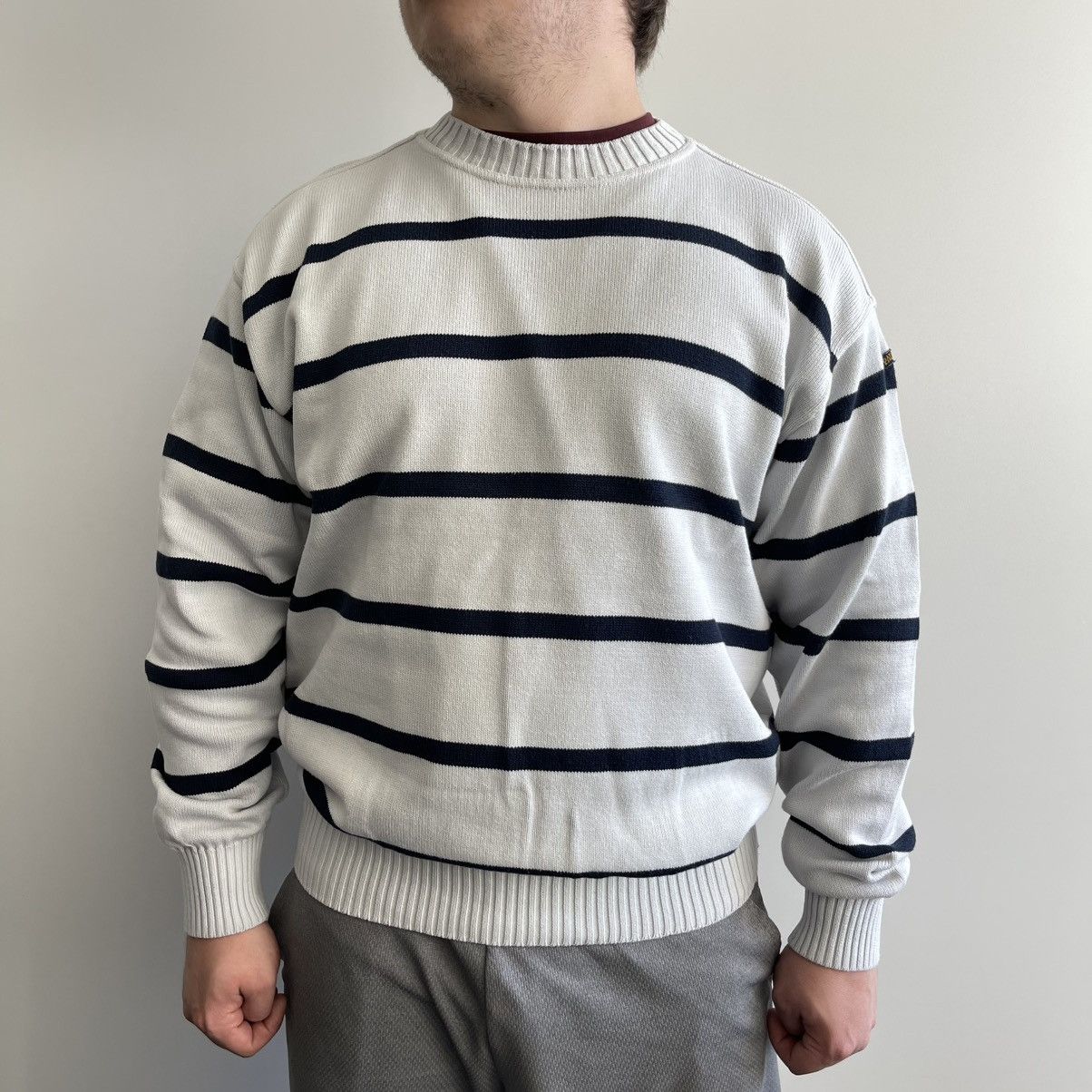 Paul & Shark Paul & Shark Yachting Bretagne Stripe Cotton Vintage Sweater Size US M / EU 48-50 / 2 - 9 Thumbnail