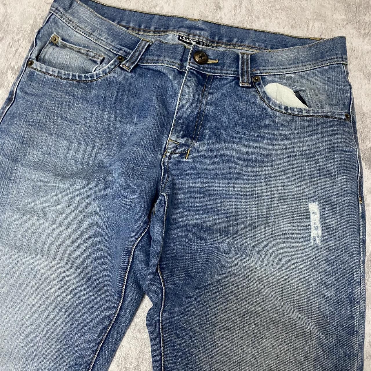 Other Blue Livery denim jeans Baggy Vintage y2k rap hip hop Size US 26 / EU 42 - 4 Thumbnail