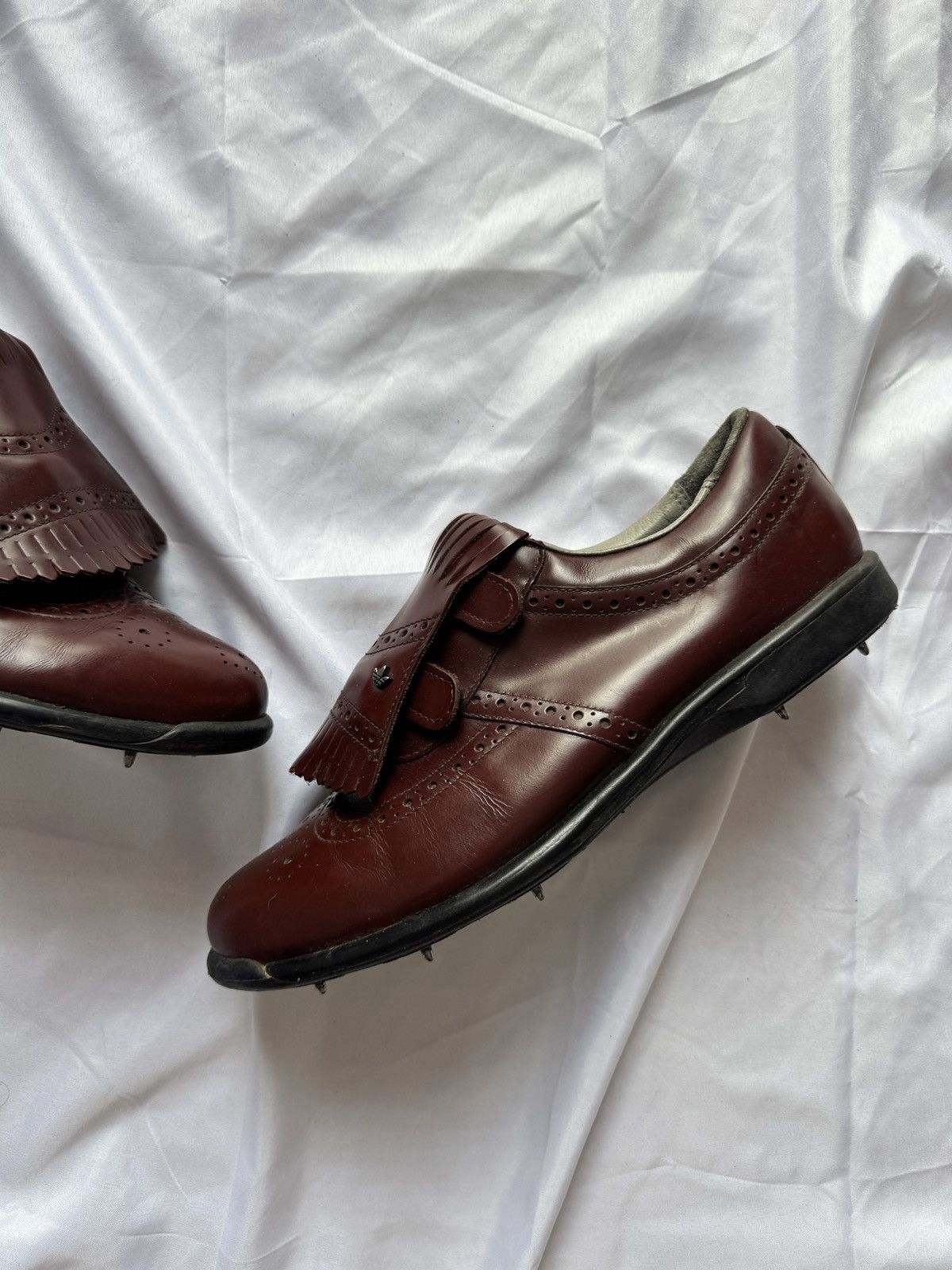 Adidas 1993 Adidas Golf Saddle Vintage Rare Retro Leather Shoes Size US 11 / EU 44 - 4 Thumbnail