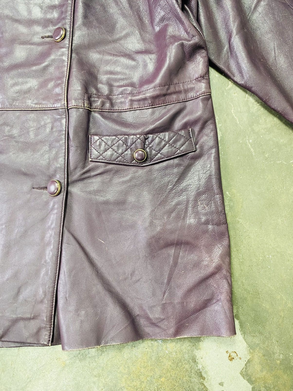 Gianni Valentino Rare Vintage Gianni Valentino Leather Jacket Size L / US 10 / IT 46 - 9 Thumbnail