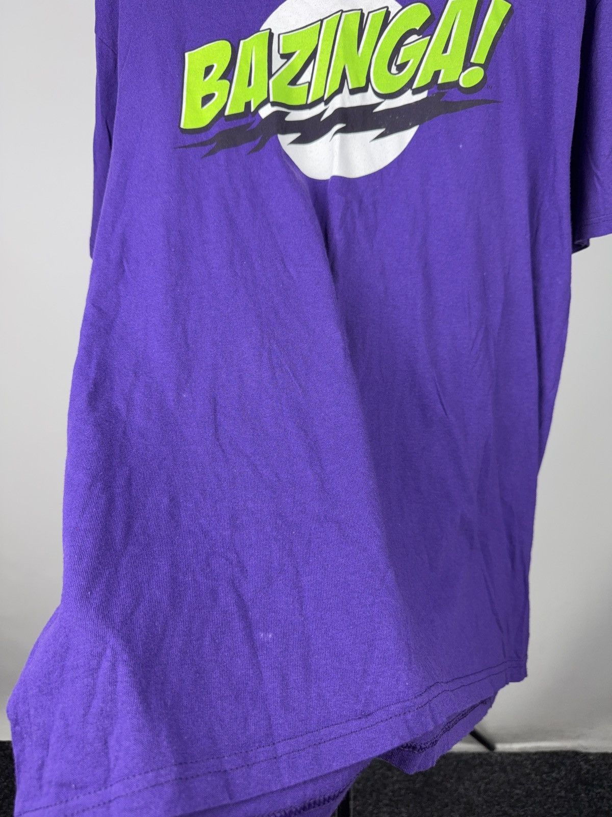 Warner Bros 00s Bazinga Big Bang Theory Warner Bros Graphic T Shirt Size US XL / EU 56 / 4 - 4 Thumbnail