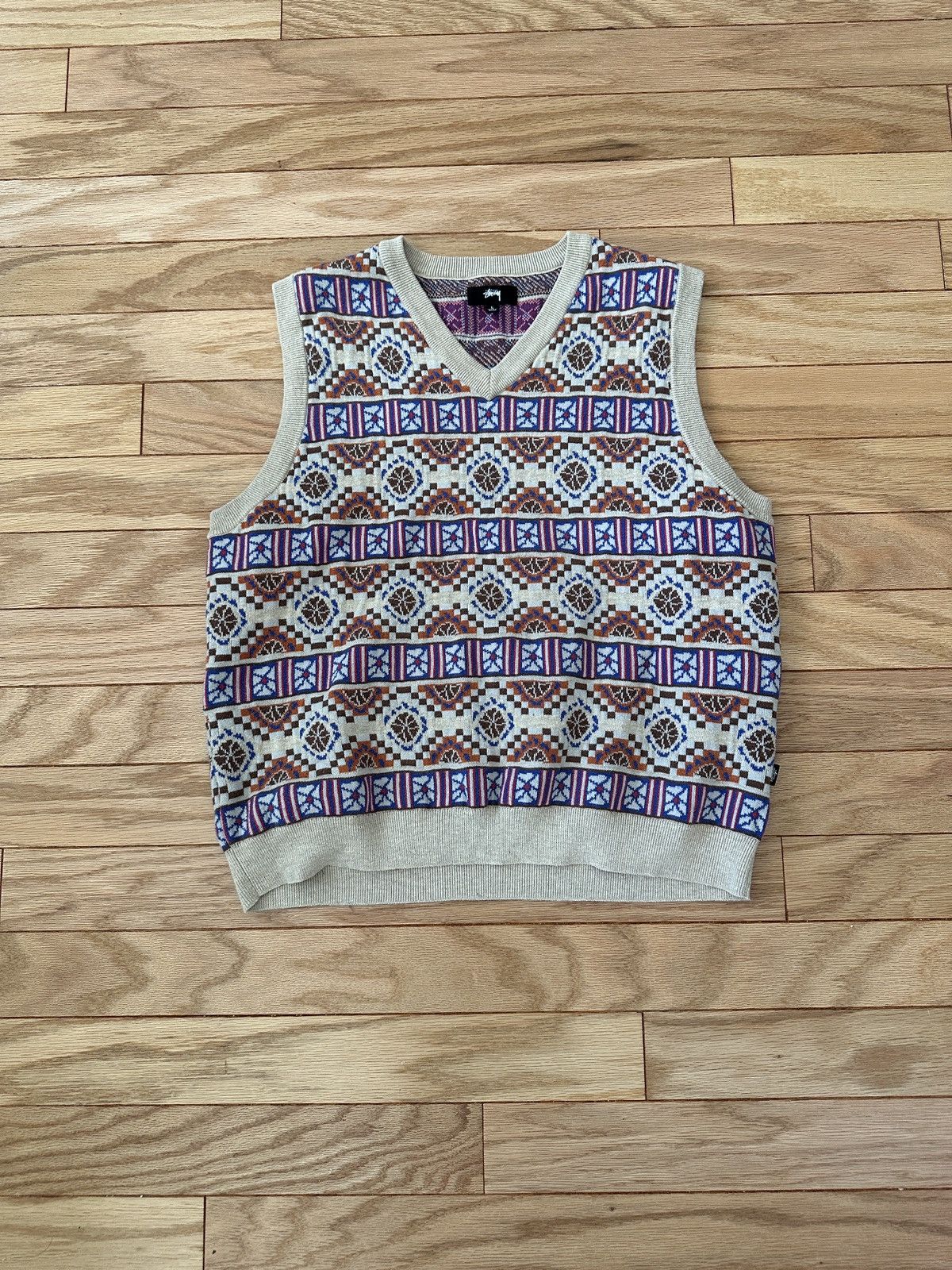 Stussy Stussy Giza Sweater Vest Size Large | Grailed