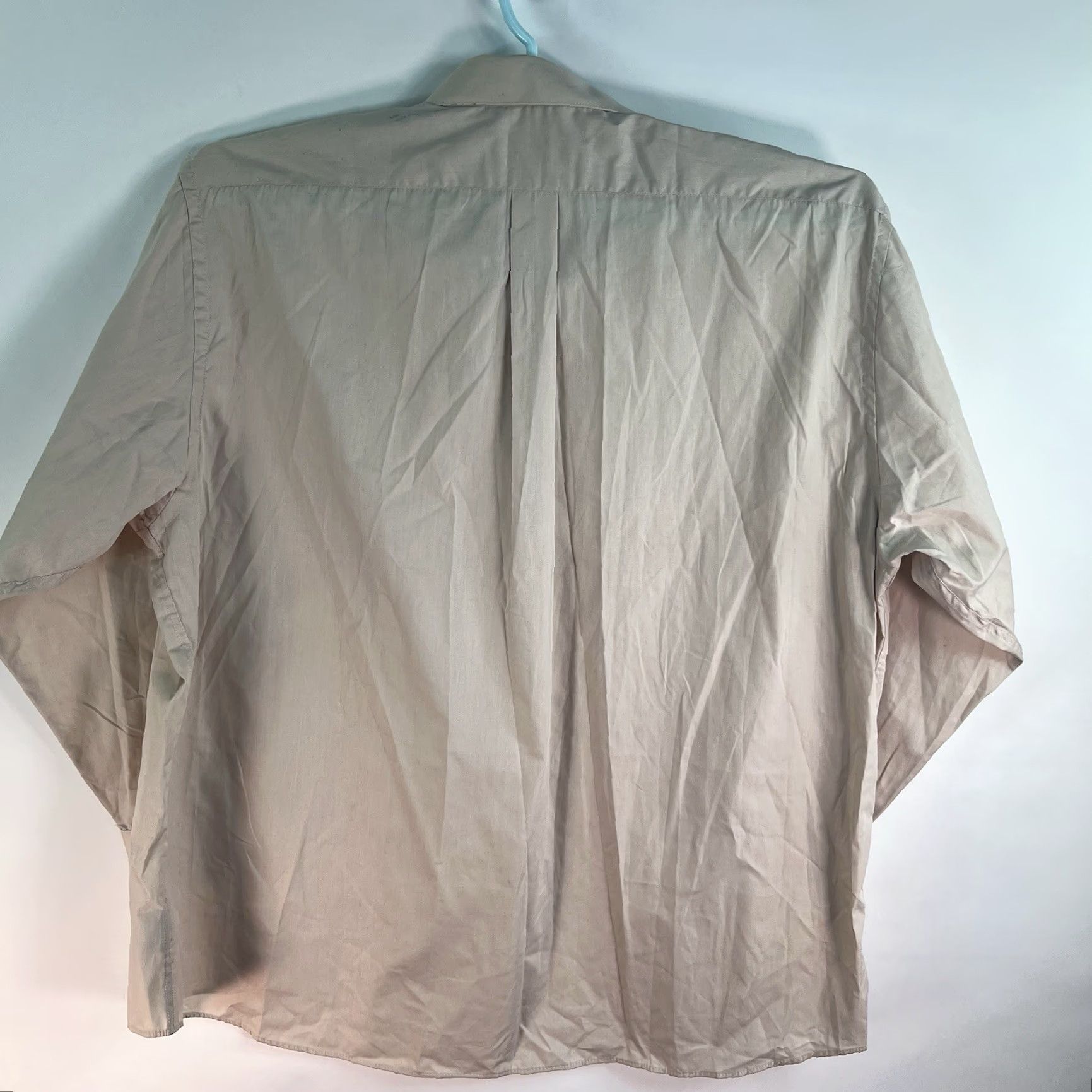 Joe Browns Browns Button-Up Shirt Men’s 2XL Long Sleeve Cotton/Poly Tan Brown 100% GENUINE Classic Pockets Mens Size 2XL Button-Up Shirt Size US XXL / EU 58 / 5 - 6 Thumbnail