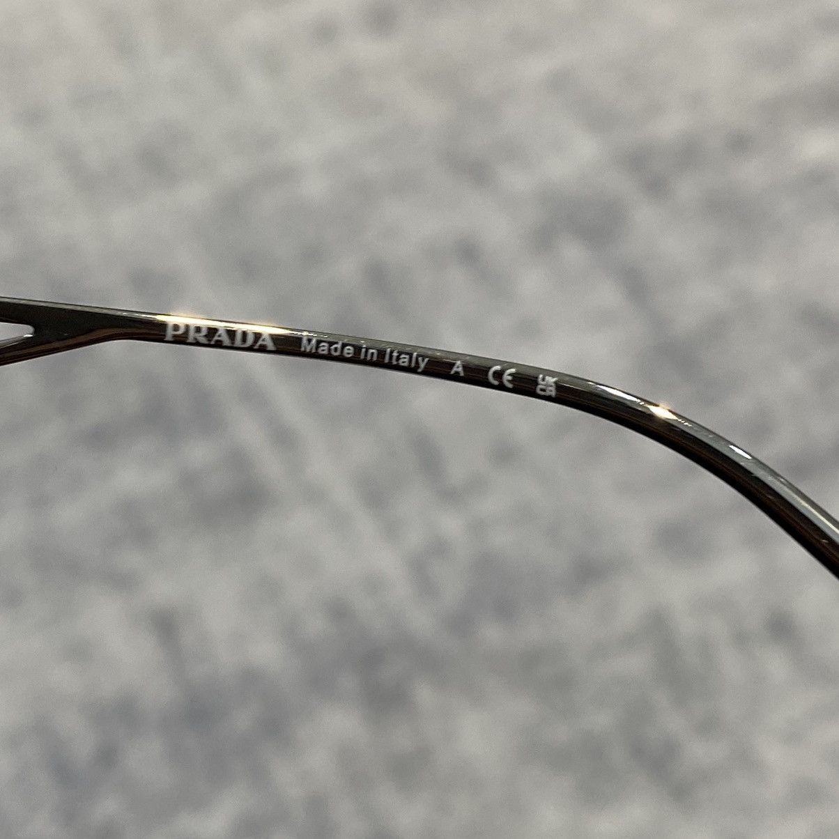 Prada PRADA 0PR 57YS 1BC5D1 Grey Gradient Silver Size ONE SIZE - 8 Thumbnail