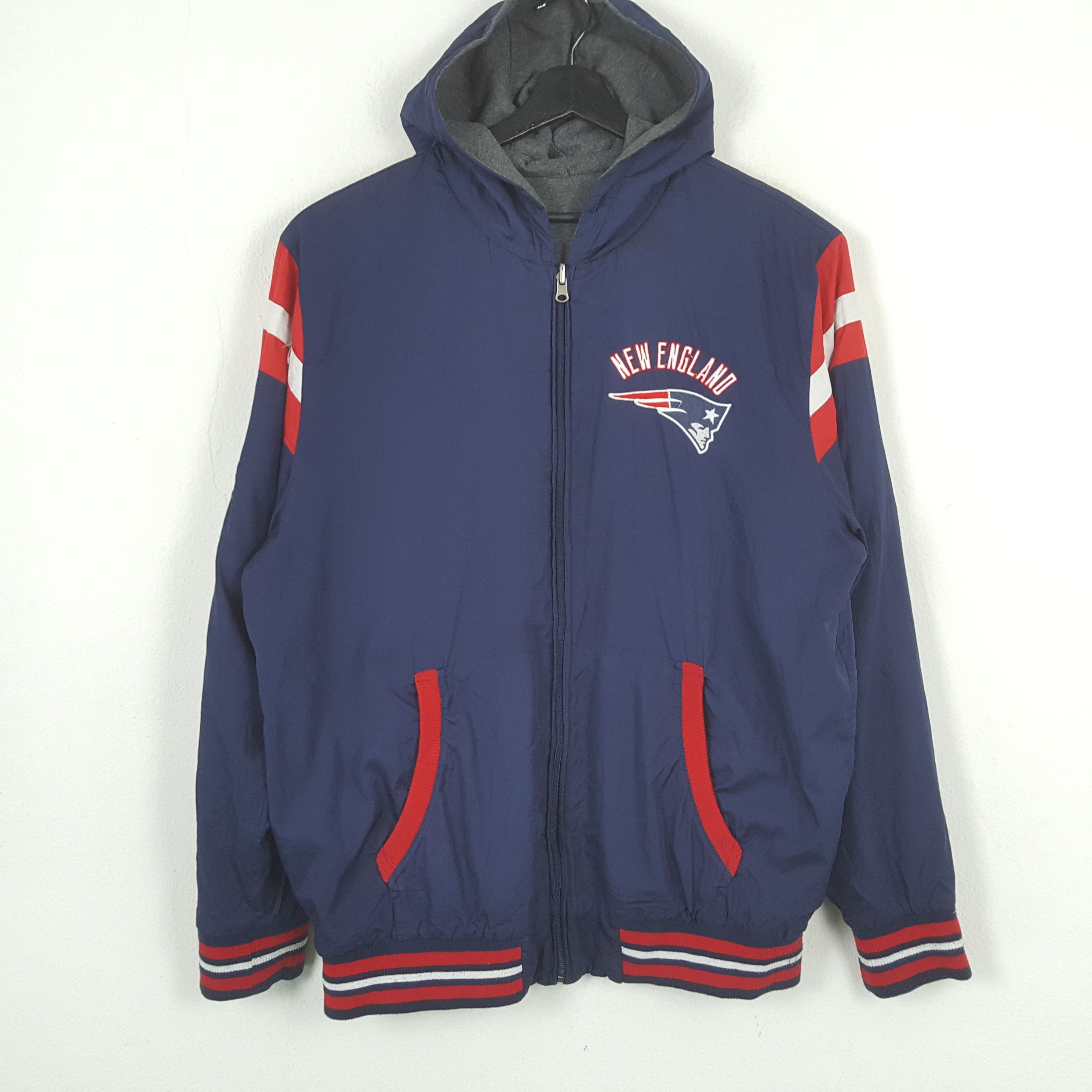 NFL NEW ENGLAND PATAIOTS Football Team Reversible Hoodies C288N2 Size US XL / EU 56 / 4 - 3 Thumbnail