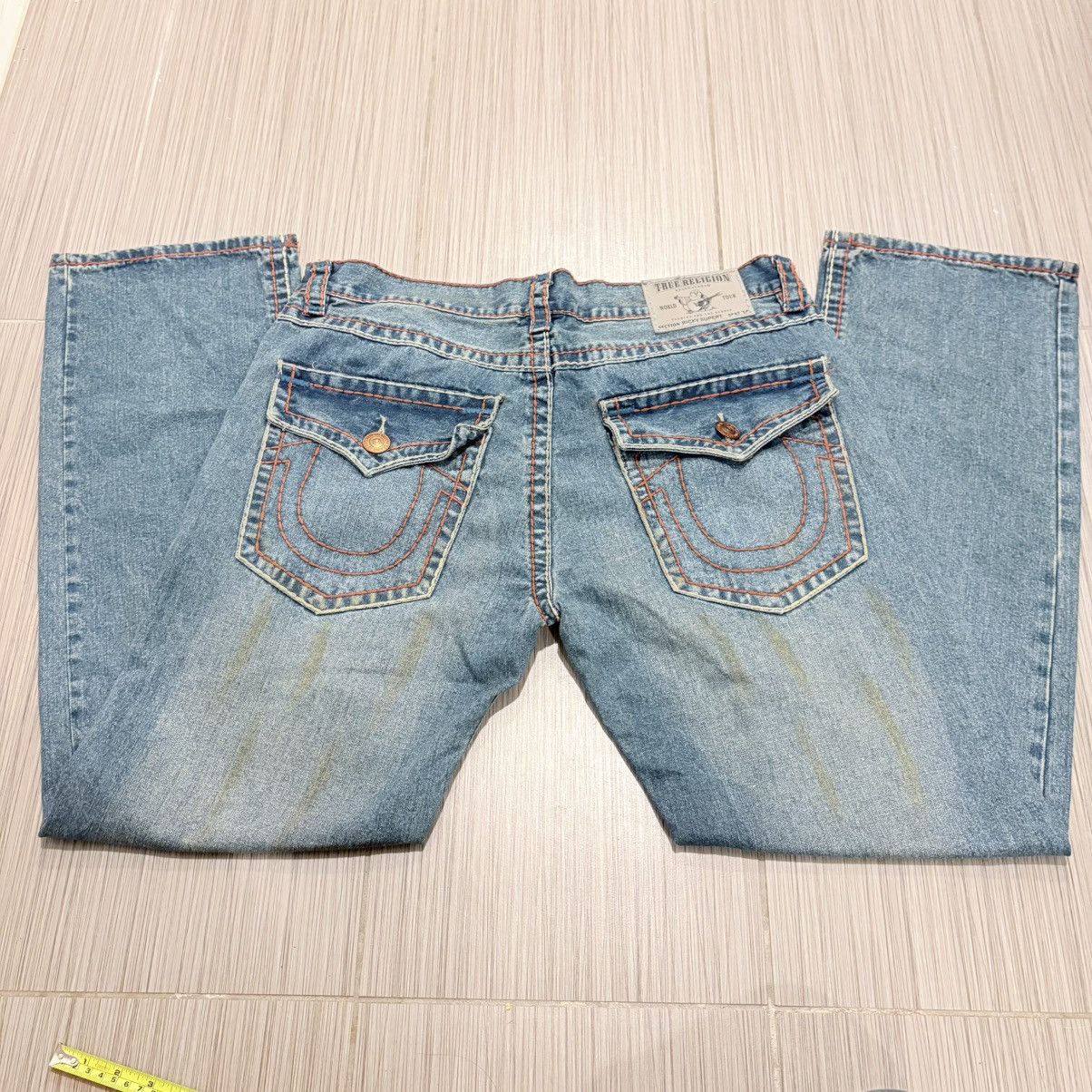 True Religion Vintage Y2K True Religion Ricky Super T Jeans 40x33 Size US 40 / EU 56 - 1 Thumbnail