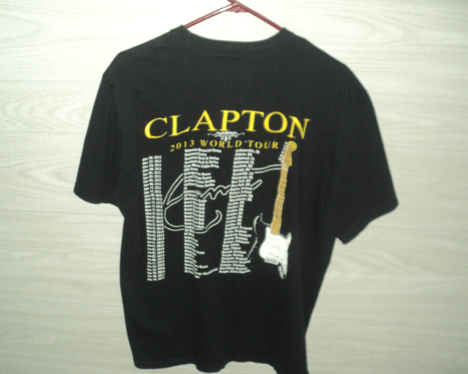 Other Eric Clapton Black Tee Shirt World Tour 2013 Size US XL / EU 56 / 4 - 3 Thumbnail