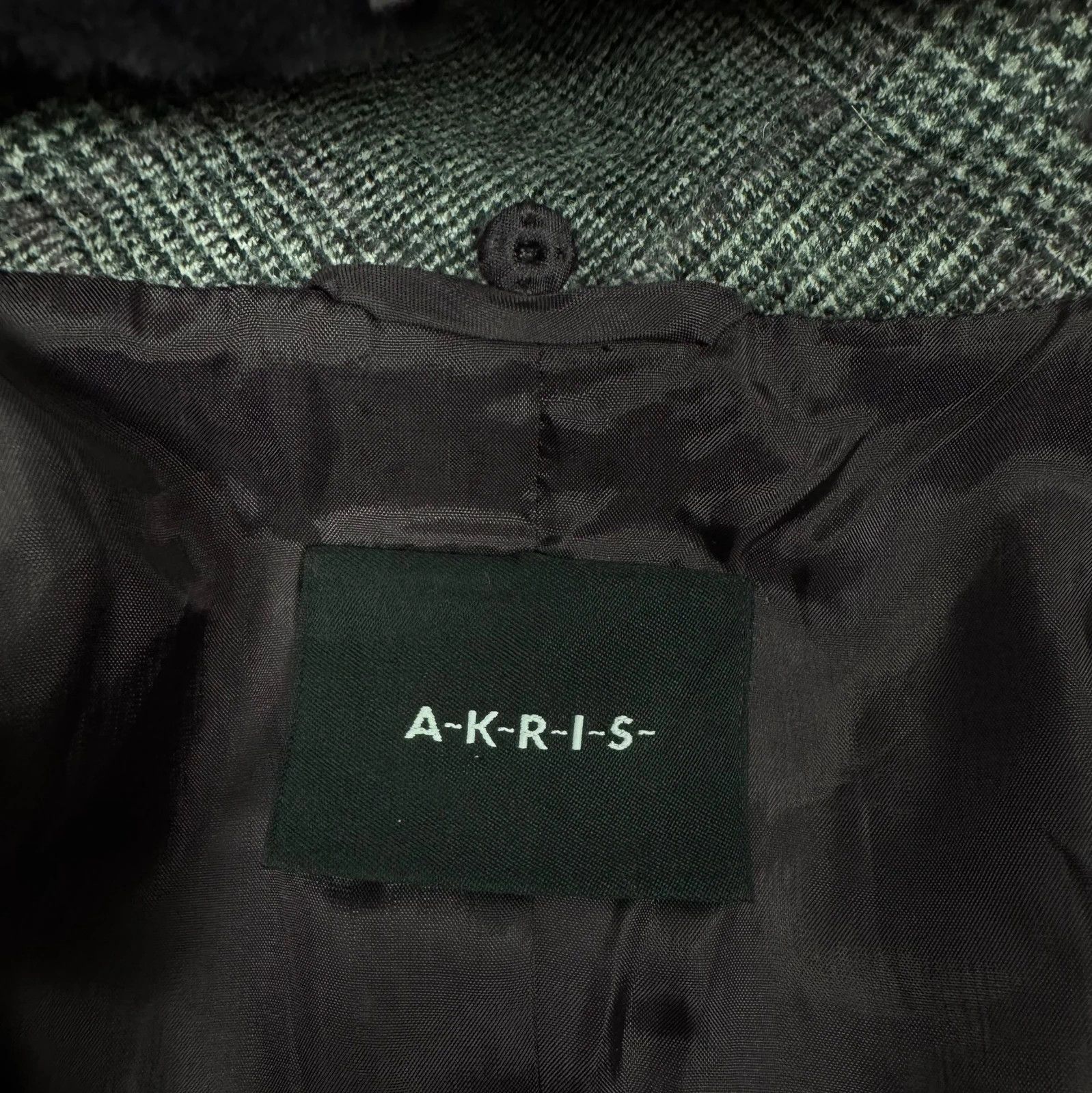 Akris Akris Wool Plaid Jacket Collared size US14 D44 Size XL / US 12-14 / IT 48-50 - 13 Thumbnail