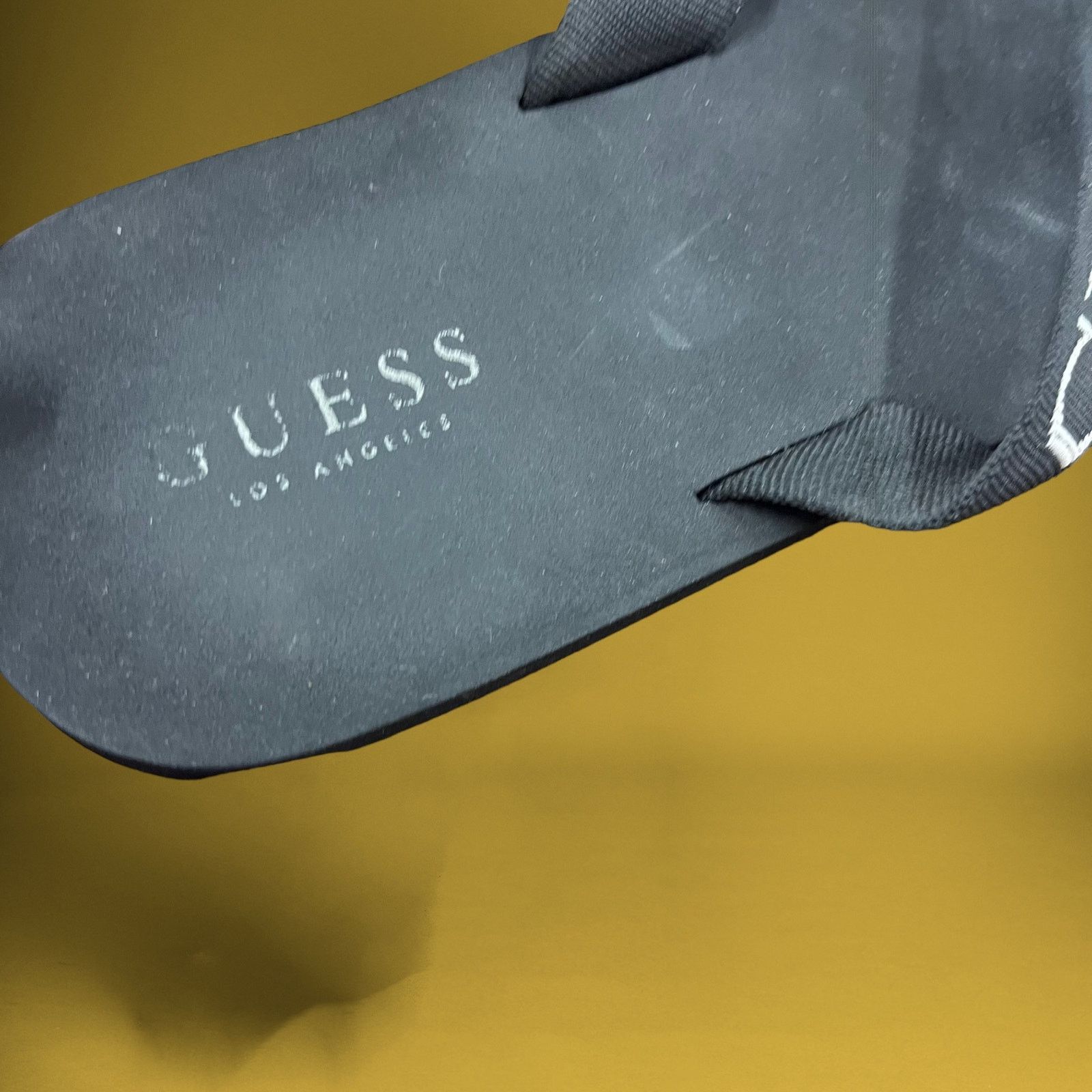Guess Guess Flip Flops Sz 10.5-11 (11" Preppy Metal G Thongs Beach Size US 10.5 / IT 40.5 - 3 Thumbnail