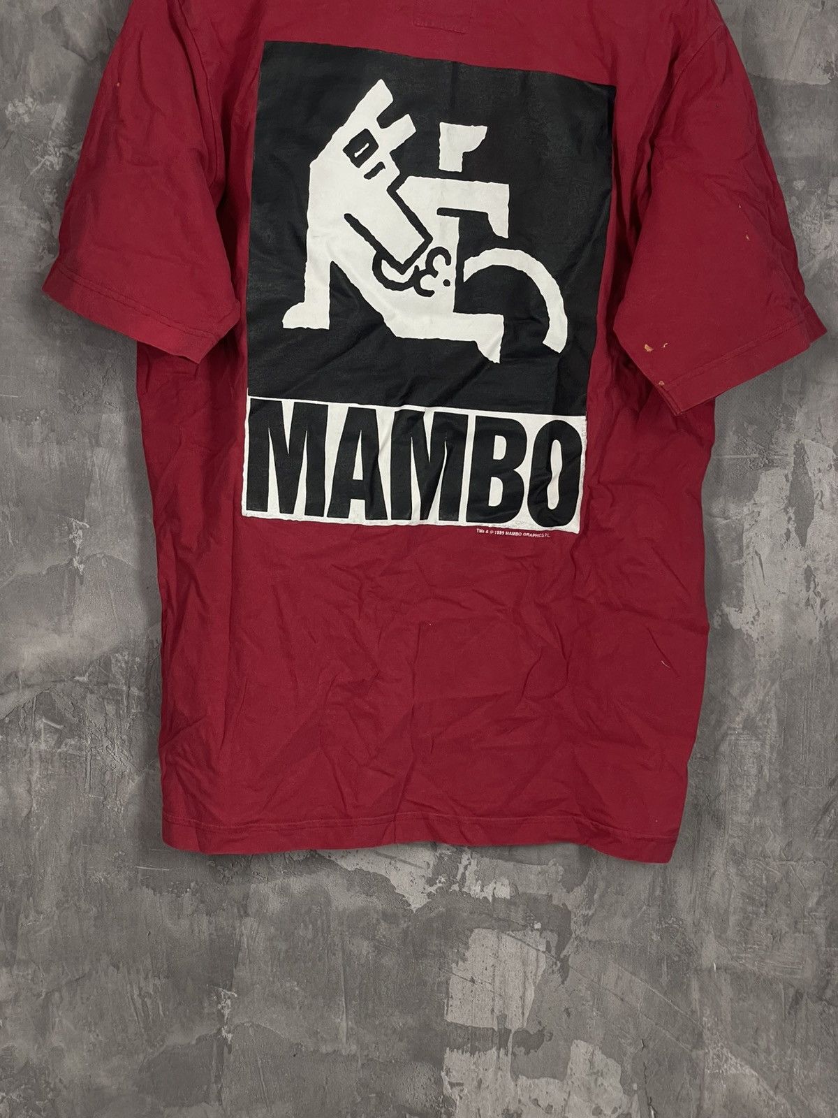 Vintage Mens Vintage Mambo T Shirt streetwear y2k rare big logo Size US M / EU 48-50 / 2 - 5 Thumbnail