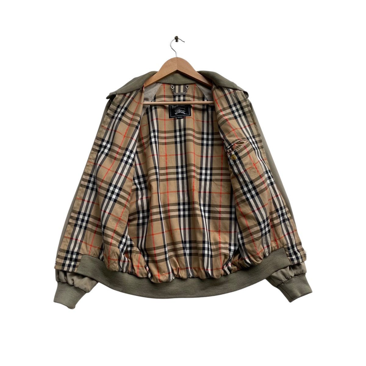 Burberry × Vintage 💥Vintage Burberrys Nova Check Bomber Jacket Size US M / EU 48-50 / 2 - 2 Thumbnail