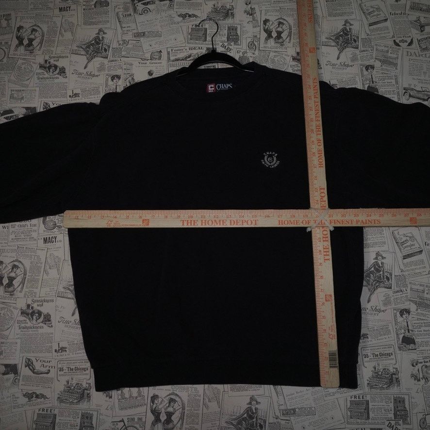 Chaps Medium - Vintage Y2K chaps Ralph Lauren crest 00s sweatshirt Size US M / EU 48-50 / 2 - 4 Thumbnail