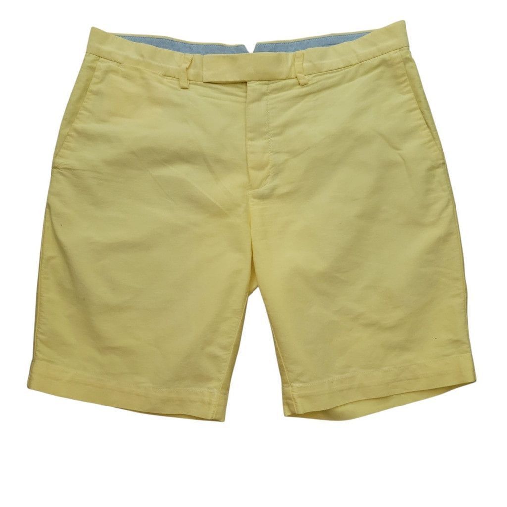 Ralph Lauren Ralph Lauren Men's Cotton Shorts Yellow Size 34 Inseam 10" Size US 34 / EU 50 - 1 Thumbnail