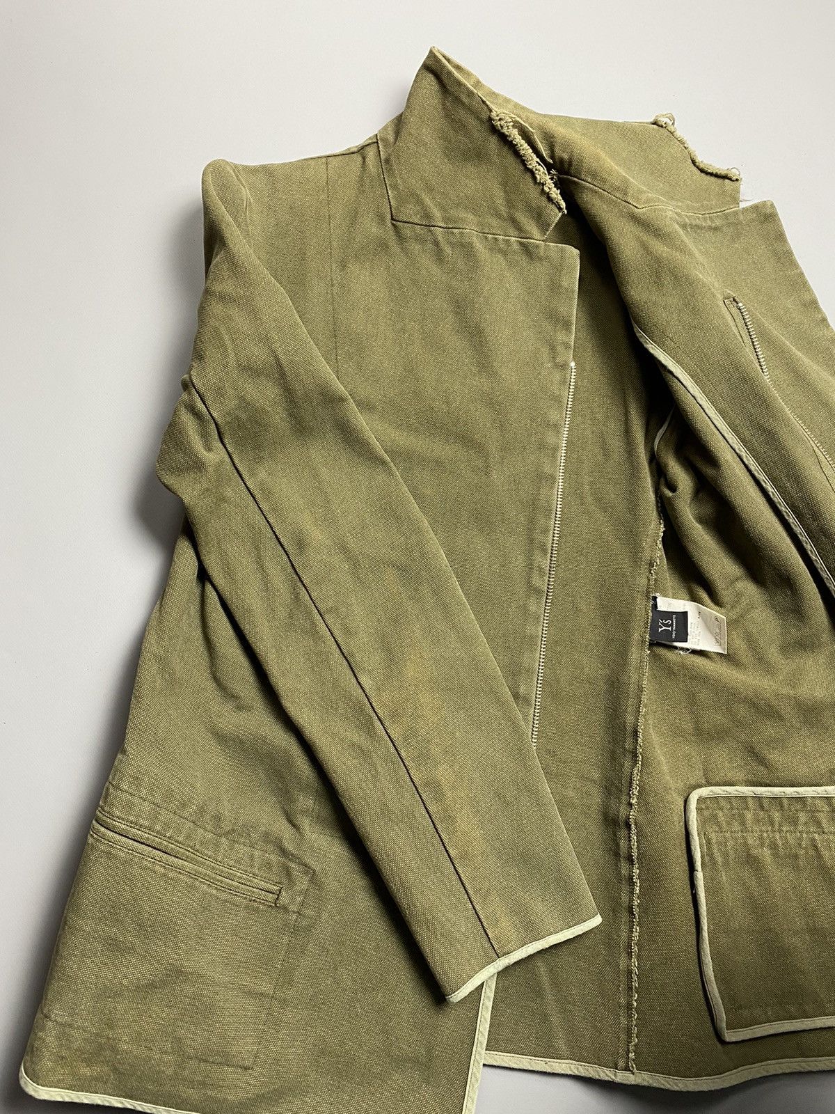 Vintage Yohji Yamamoto Y'S vintage distressed denim jacket size 2 Size XS / US 0-2 / IT 36-38 - 9 Thumbnail
