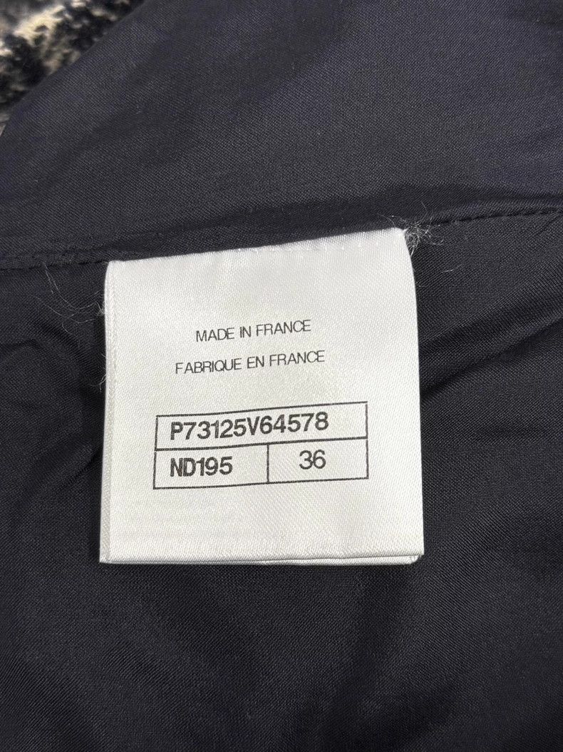 Chanel Chanel Gray plaid woollen trousers Size 24" / US 00 / IT 34 - 5 Thumbnail