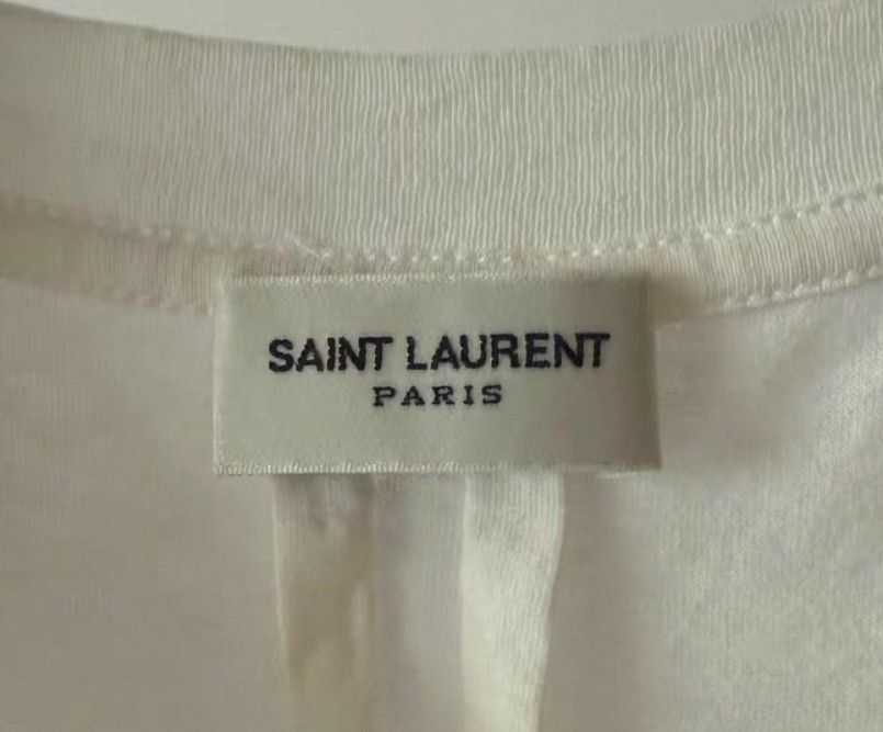 Saint Laurent Paris Saint Laurent Paris Music note small LOGO short-sleeved sh Size US M / EU 48-50 / 2 - 4 Thumbnail