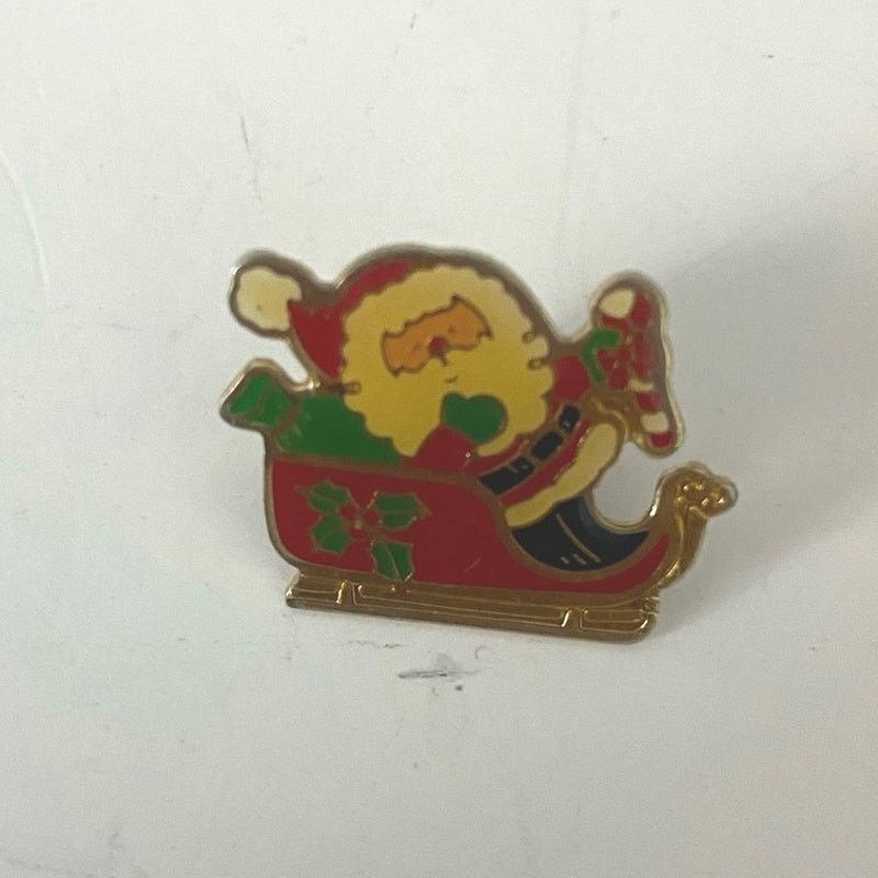 Other Vintage Santa pin Size ONE SIZE - 1 Thumbnail