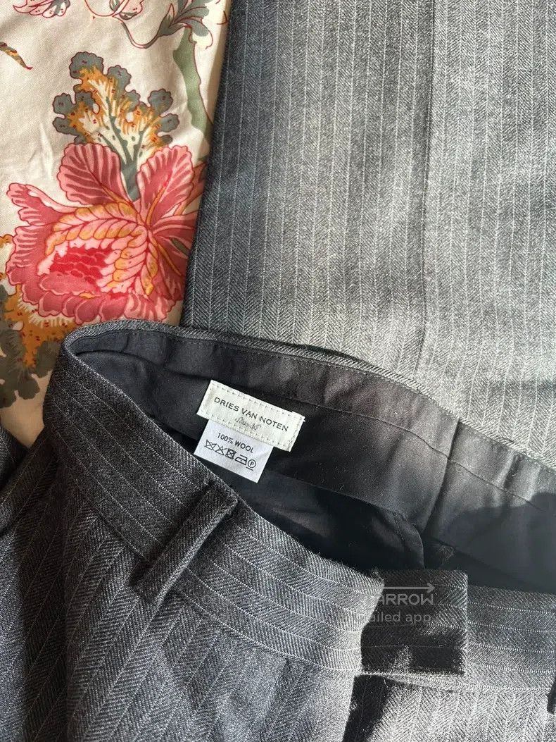 Dries Van Noten Dries Van Noten Tailored Trousers Size 24" / US 00 / IT 34 - 2 Thumbnail