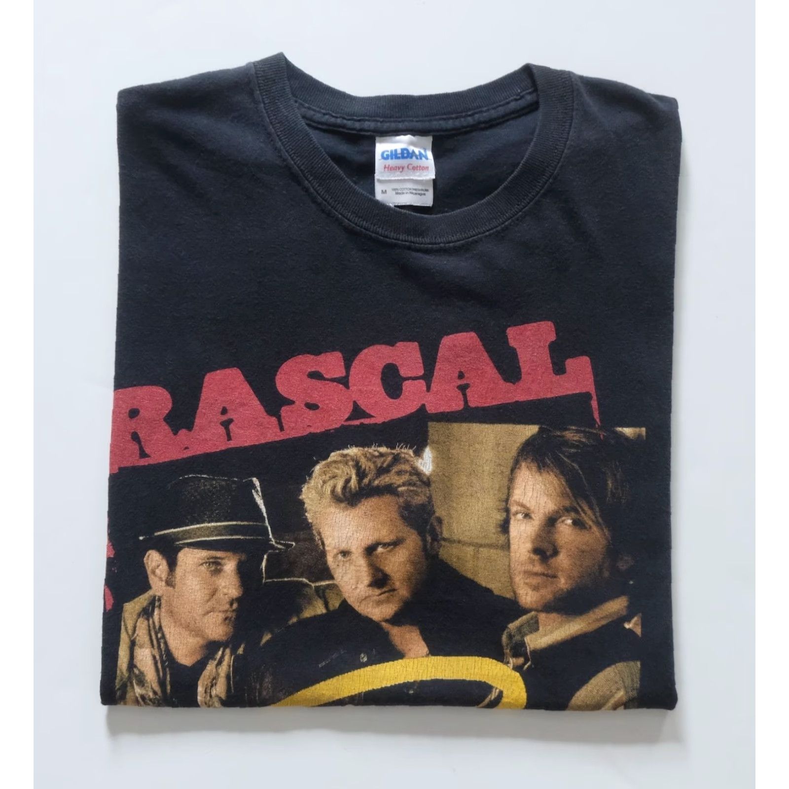 Gildan VINTAGE RASCAL FLATS ROCK MUSIC TOUR TEE BLACK T-SHIRT GILDAN MEN SZ M 90s Y2K RETRO Shirt Short Sleeve Crew Neck 2010s Vintage Licensed Apparel Size US M / EU 48-50 / 2 - 6 Thumbnail
