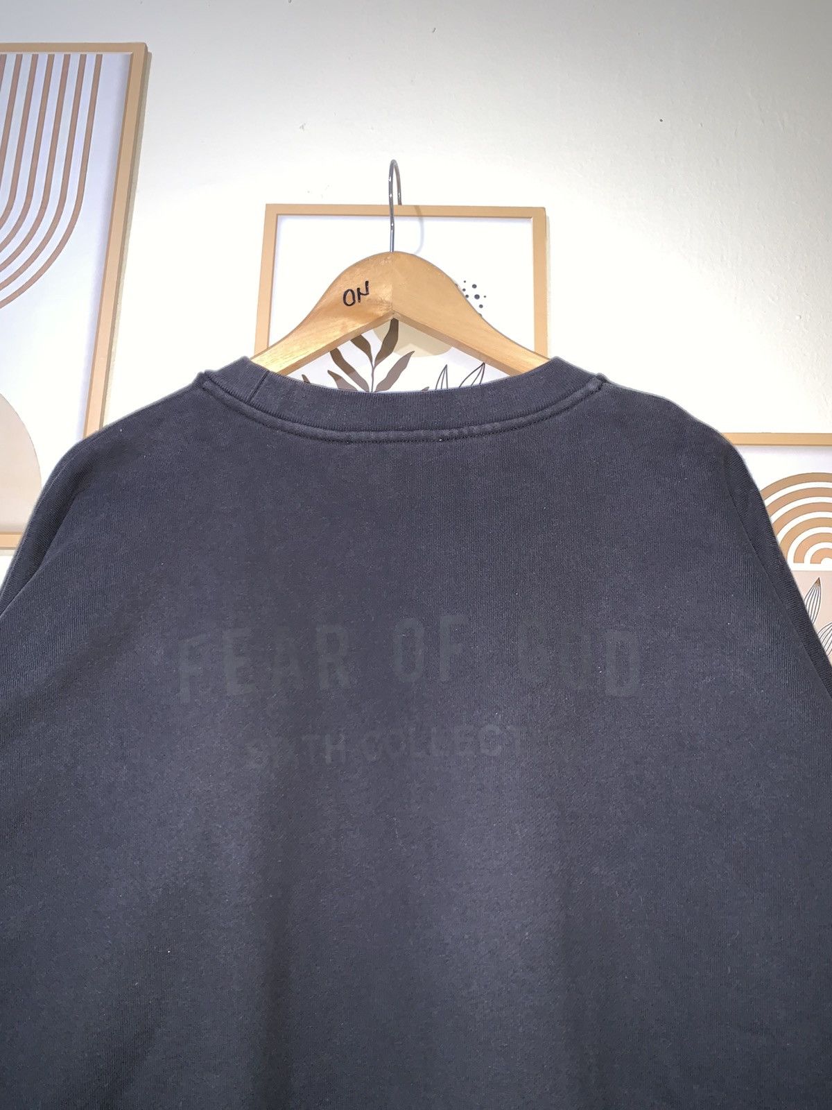 Fear of God Fear Of God Black Crewneck Size US M / EU 48-50 / 2 - 3 Thumbnail