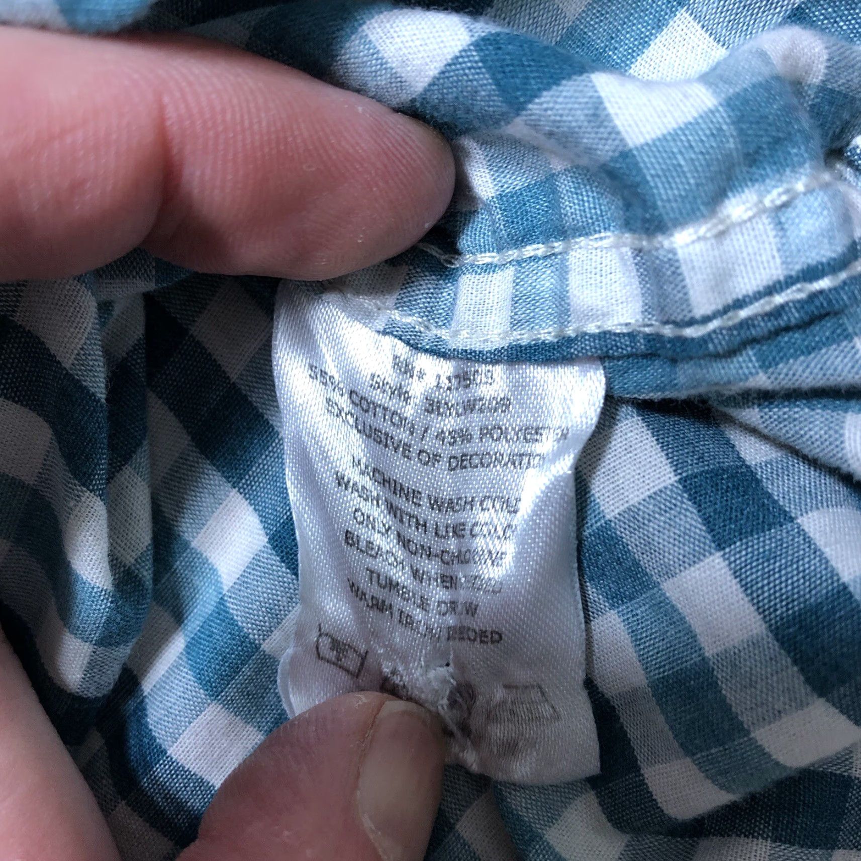 Levi's Levi's Shirt Mens S Blue White Check Pockets Pearl Snap Button-Up Western Outdoor Classic Casual Size US S / EU 44-46 / 1 - 6 Thumbnail