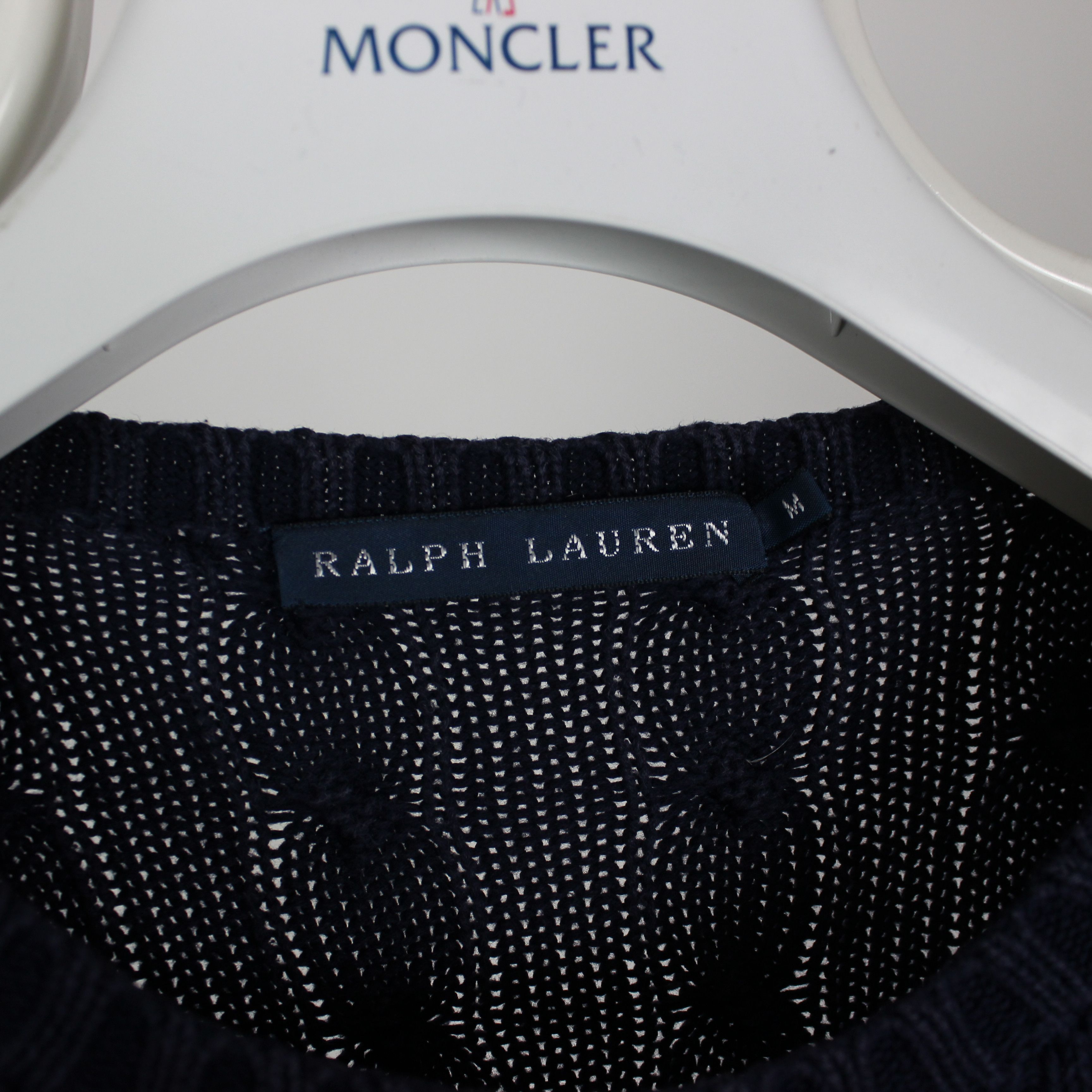 Polo Ralph Lauren Polo Ralph Lauren sweater navy blue M cotton Size M / US 6-8 / IT 42-44 - 2 Thumbnail
