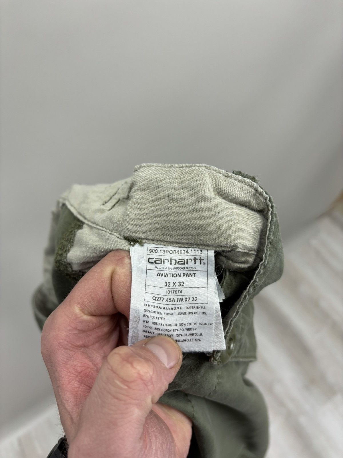 Carhartt Mens cargo pants Carhartt Size 32x32 Color Khaki Size US 32 / EU 48 - 9 Thumbnail