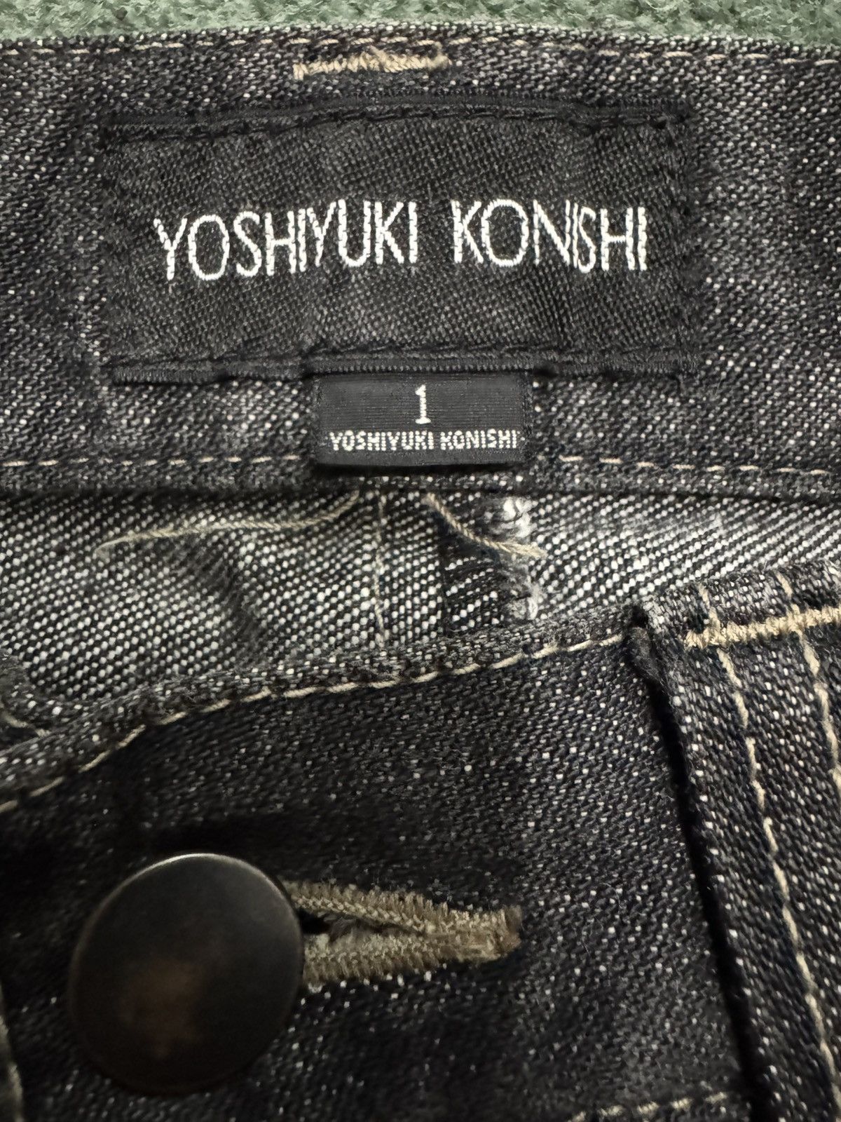 Yoshiyuki Konishi Japanese brand Yoshiyuki Konishi Denim Pants Size US 26 / EU 42 - 3 Thumbnail