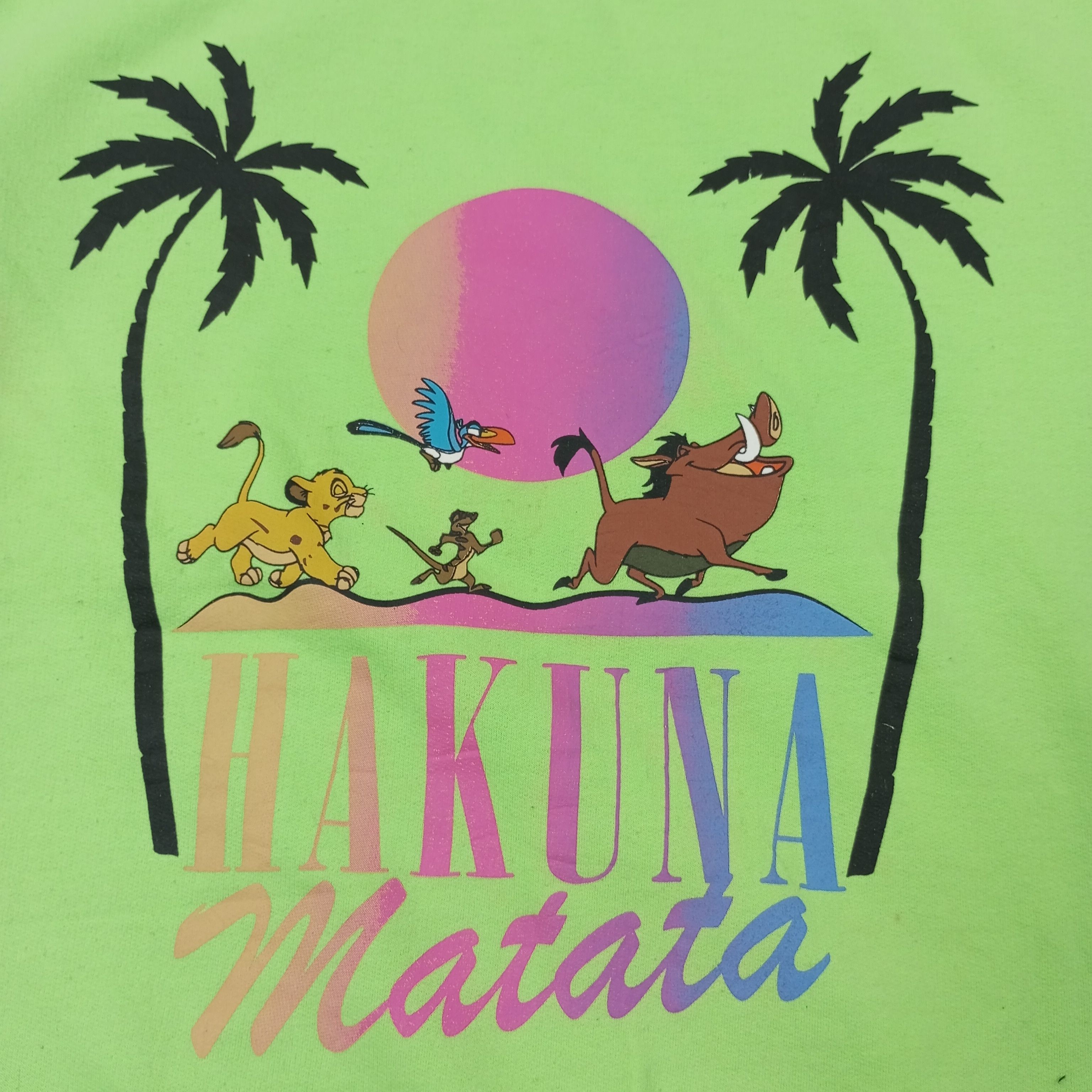 Disney Disney Hakuna Matata Movie Sweatshirt c243n13 Size US L / EU 52-54 / 3 - 2 Thumbnail
