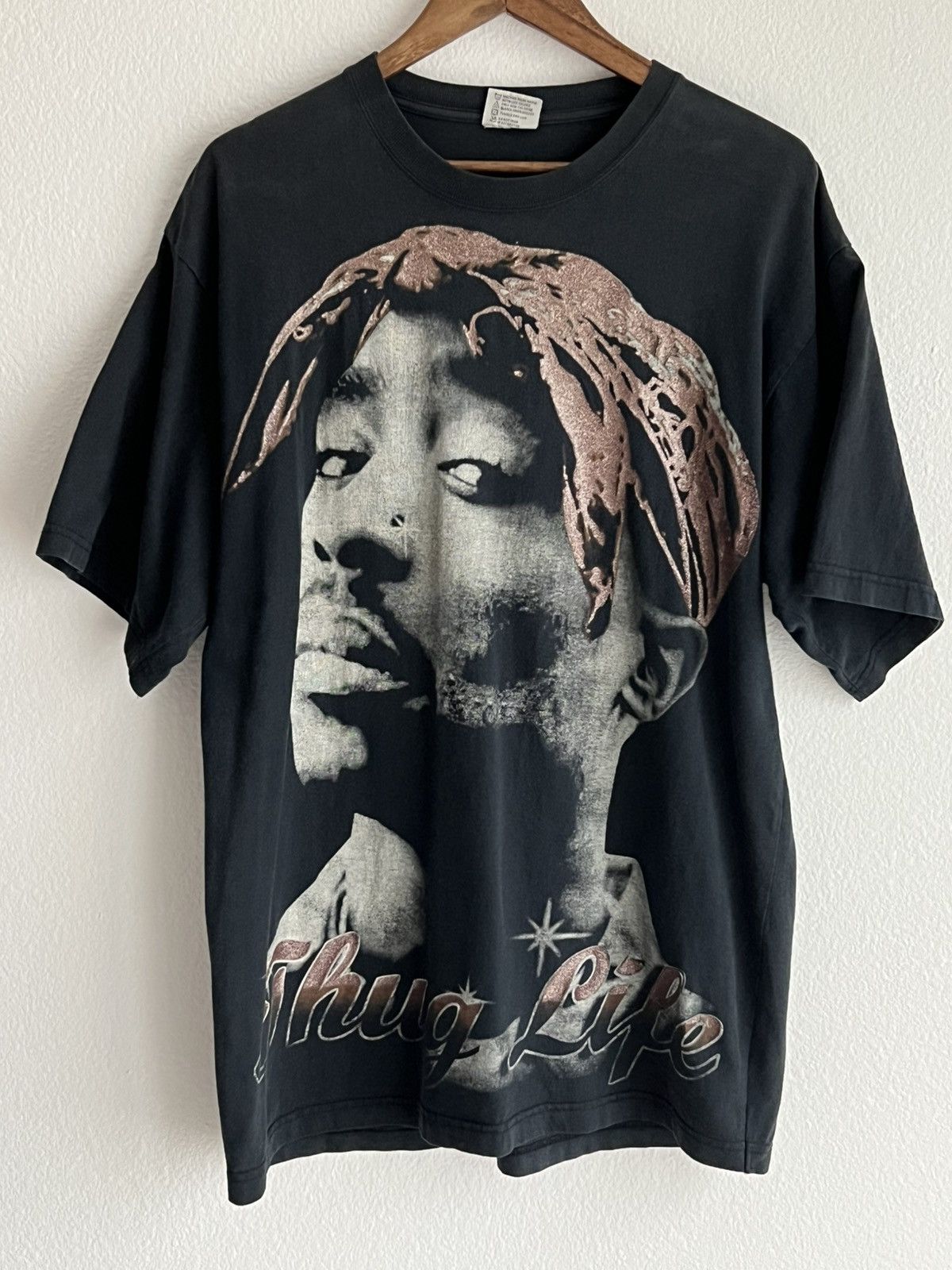 Vintage TUPAC VINTAGE TEE Size US XXL / EU 58 / 5 - 1 Thumbnail