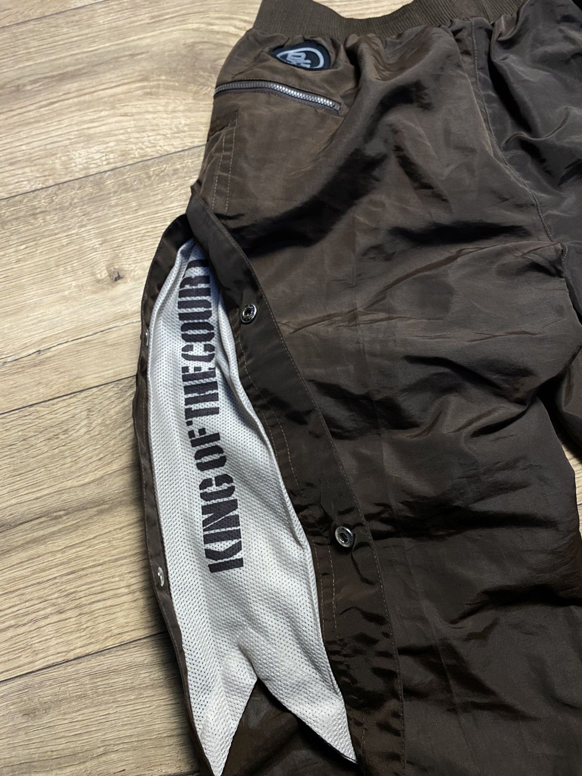 Nike Vintage Nike King Of The Court Tear Away Snap Pants Brown Size 32" / US 10 / IT 46 - 4 Thumbnail