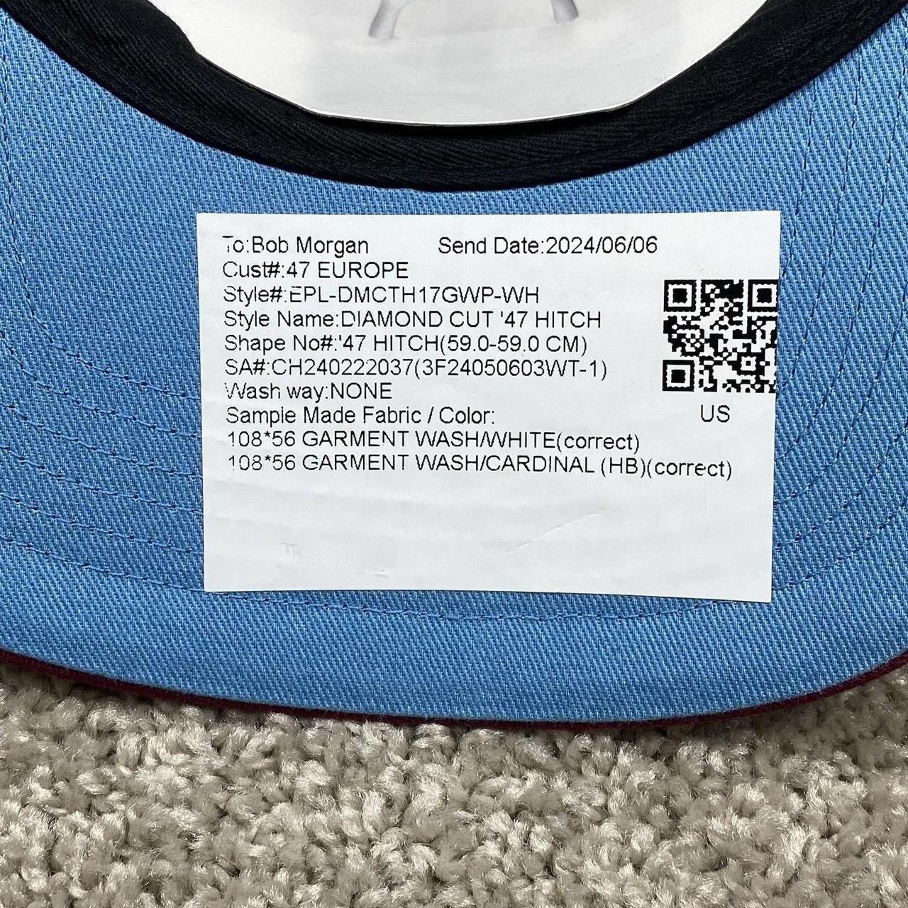 47 Brand Deadstock West Ham Hat Size ONE SIZE - 4 Thumbnail