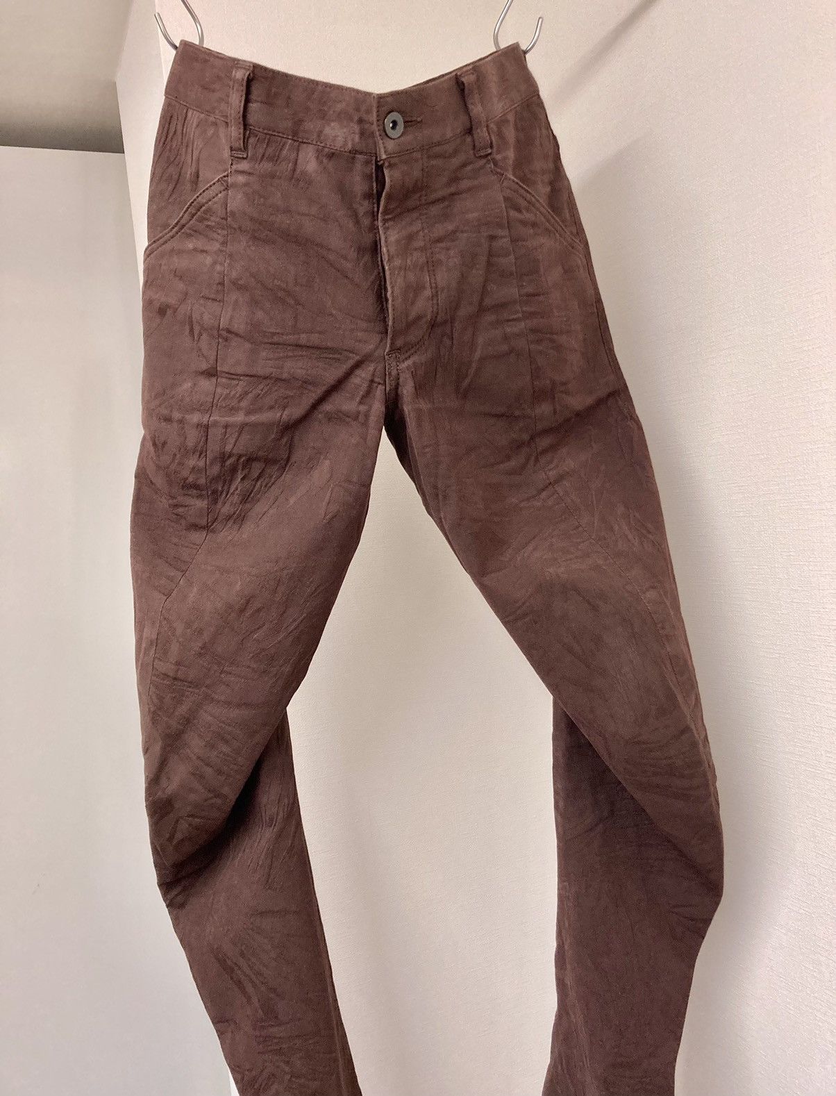 Kazuyuki Kumagai Attachment KAZUYUKI KUMAGAI ATTACHMENT Jtype Curved woven stretch pants Size US 30 / EU 46 - 13 Thumbnail