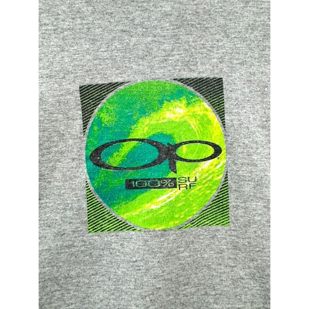 Vintage 2000's OP Sport 100% Surf L/S Graphic Tee Size US XL / EU 56 / 4 - 5 Thumbnail