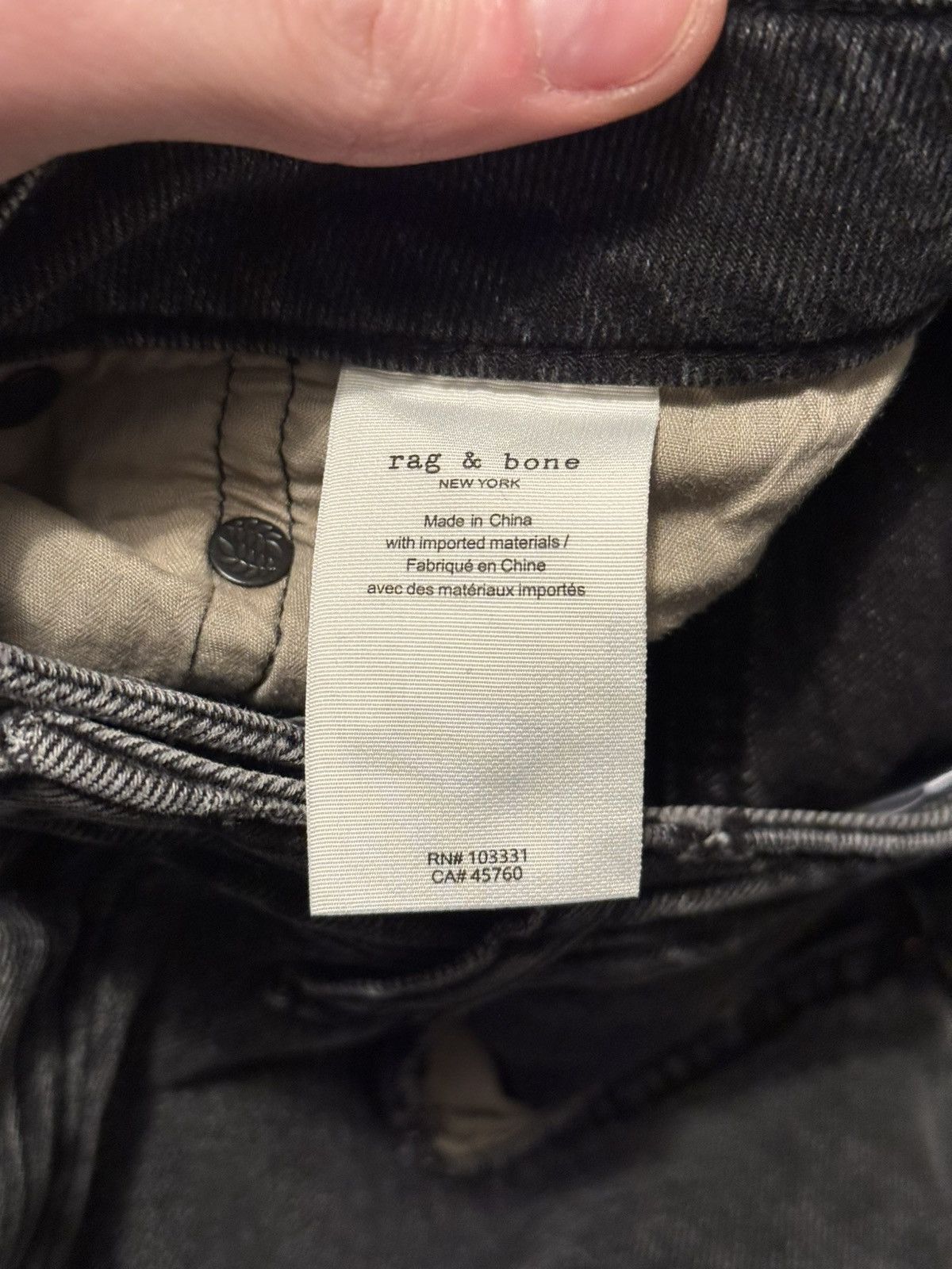 Rag & Bone Rag & Bone Dark Denim Jeans Size US 31 - 6 Thumbnail