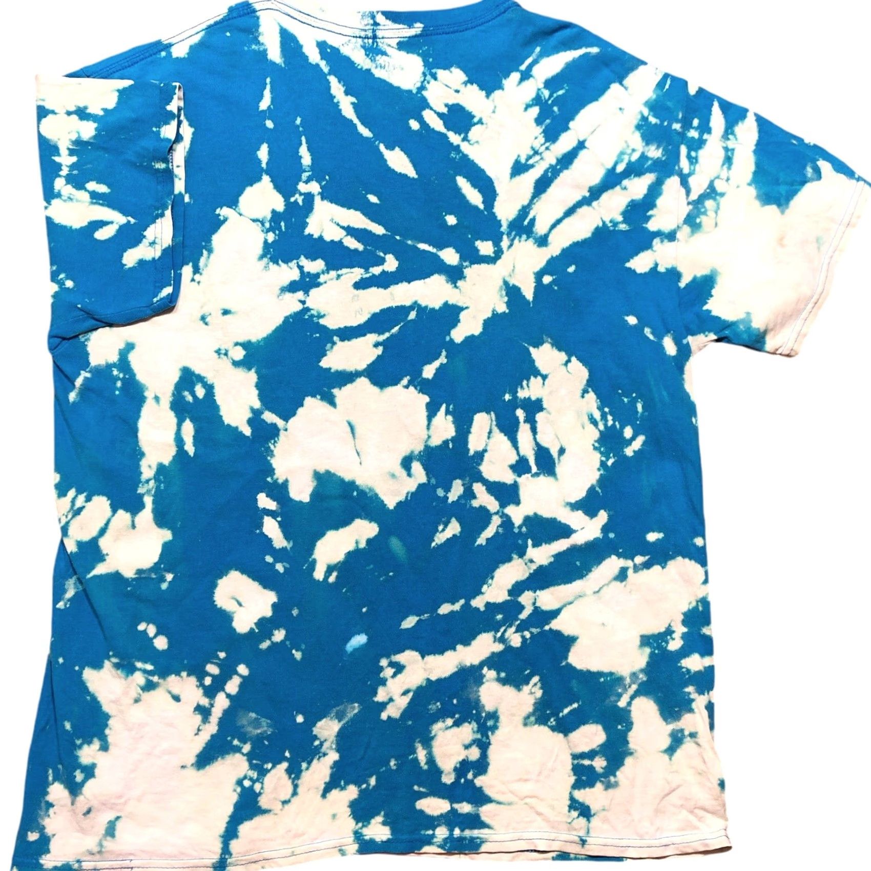 Vintage VINTAGE Sportsman T-Shirt Aztec Tie Dye Blue 90s Crew Neck Short Sleeve Men L Large Graphic Size US L / EU 52-54 / 3 - 2 Thumbnail