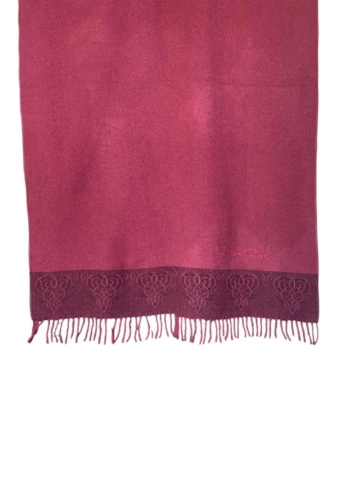 Christian Dior Monsieur Rare🔥CHRISTIAN DIOR Wool Shawl Body Size ONE SIZE - 10 Thumbnail