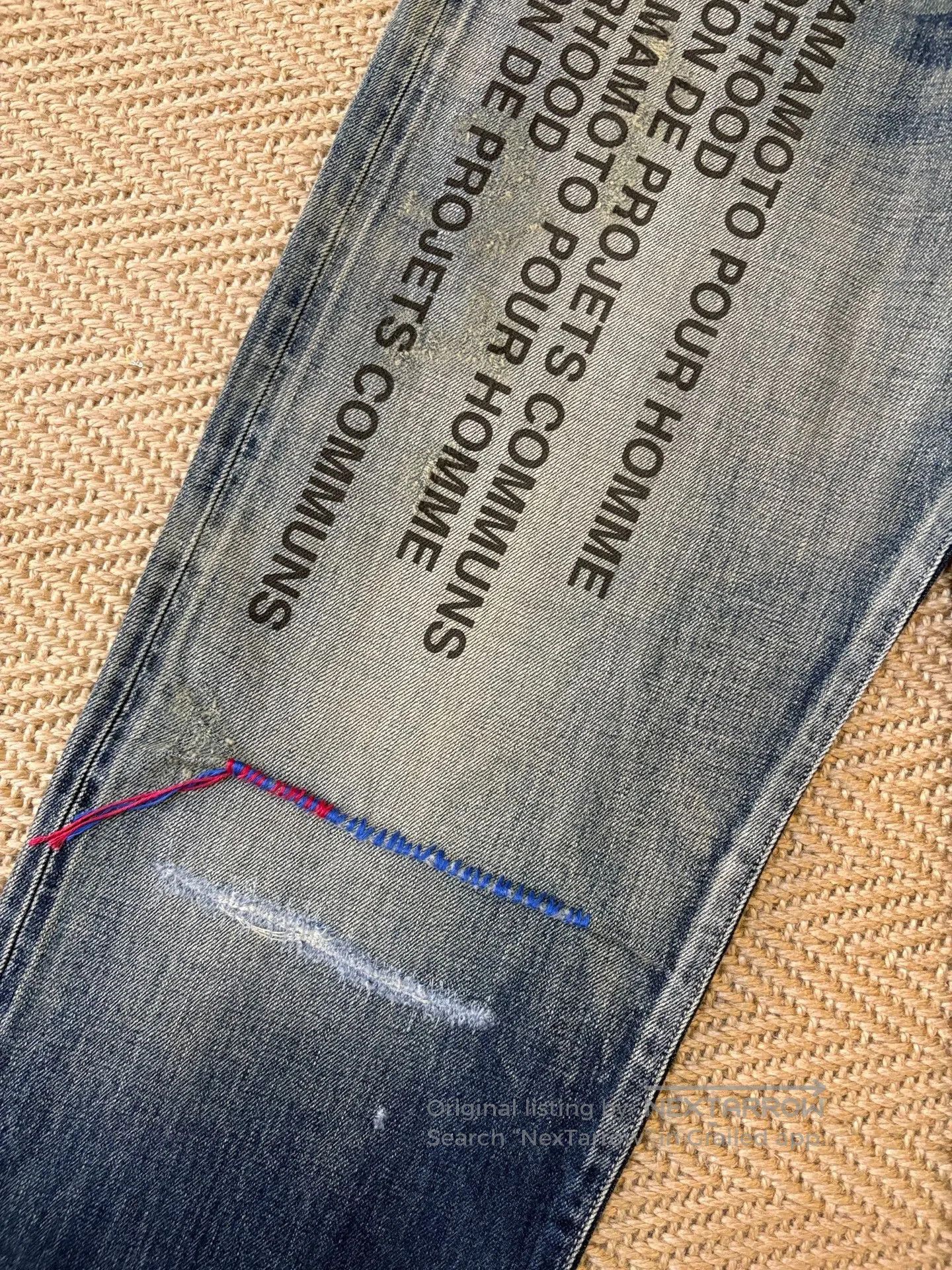 Yohji Yamamoto Neighborhood x Yohji Yamamoto Denim Jeans. Size US 26 / EU 42 - 4 Thumbnail