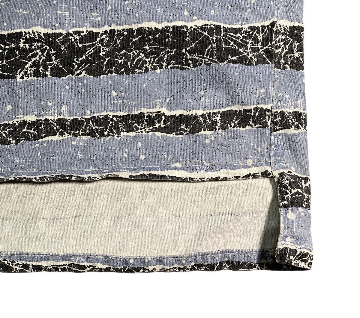 Japanese Brand × Vintage VINTAGE BLUE WAVE NAVAJO STRIPE STYLE T SHIRT MADE IN USA Size US L / EU 52-54 / 3 - 8 Thumbnail