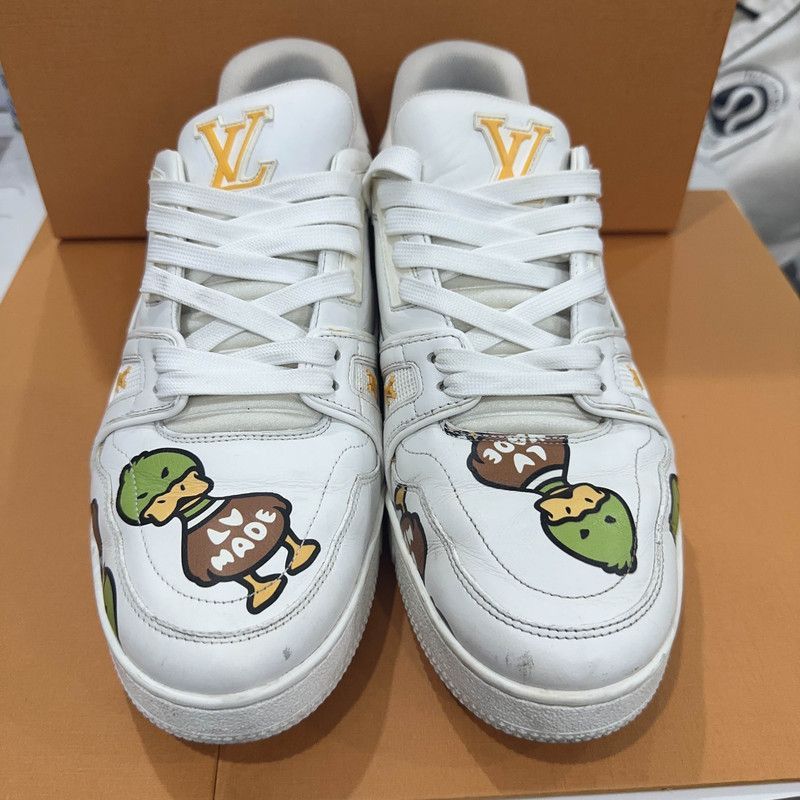 Louis Vuitton Nigo x Louis Vuitton Stylish Low-top Trainer -2508 Size US 8 / EU 41 - 2 Thumbnail