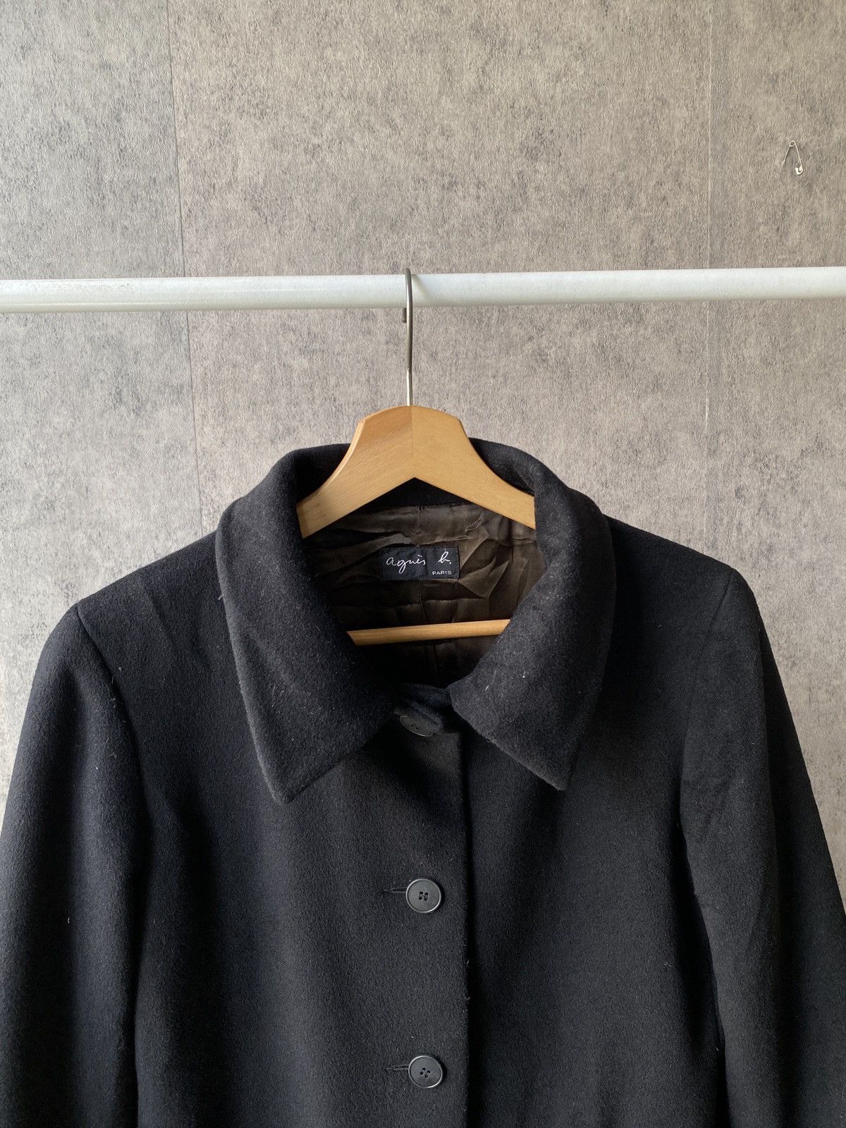 Japanese Brand × agnes b. Agnes.B Lambswool Angora Doublure Lining Coat Size US S / EU 44-46 / 1 - 3 Thumbnail