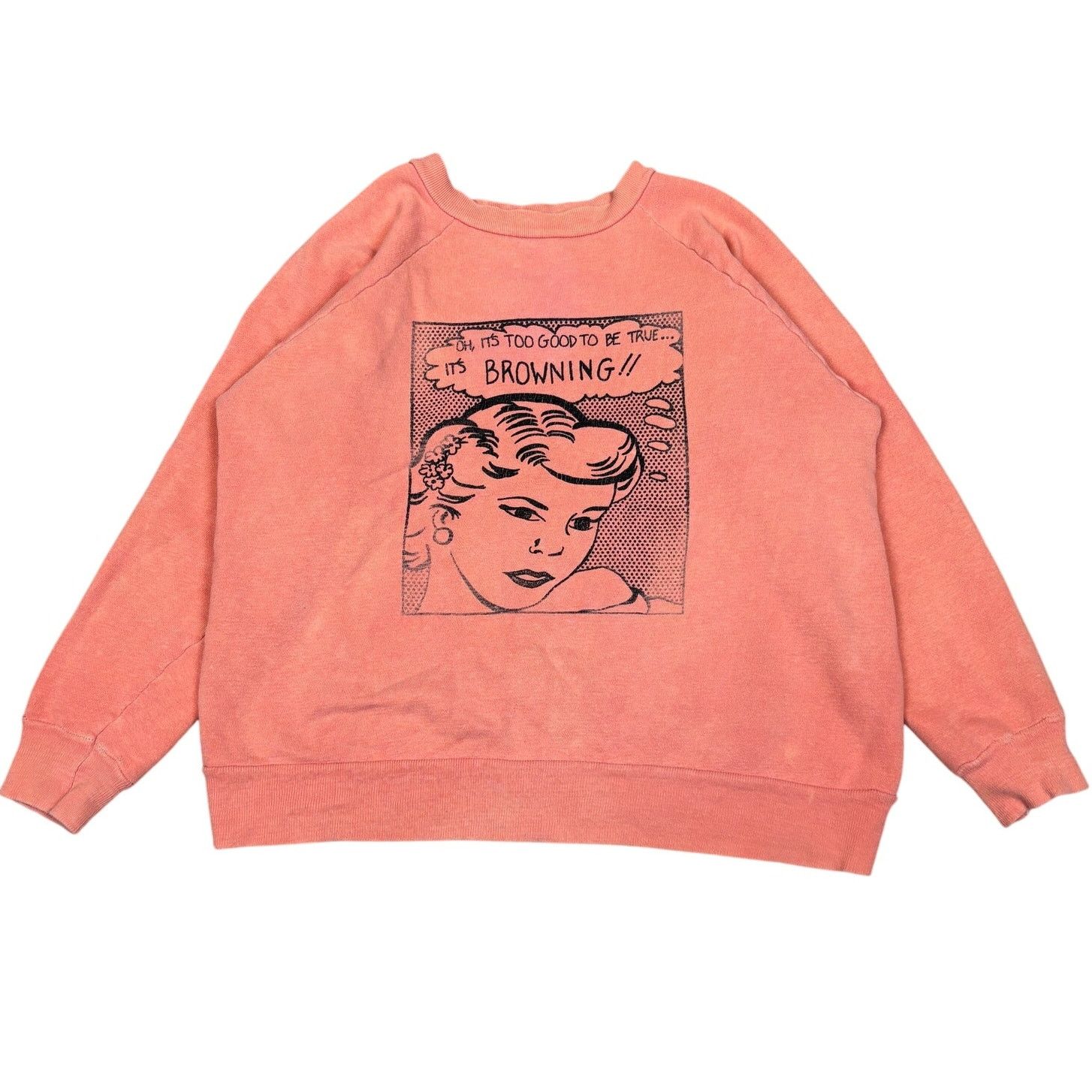Vintage Vintage 70s 80s Pop Art Roy Lichtenstein Sweatshirt Medium Size US M / EU 48-50 / 2 - 1 Thumbnail
