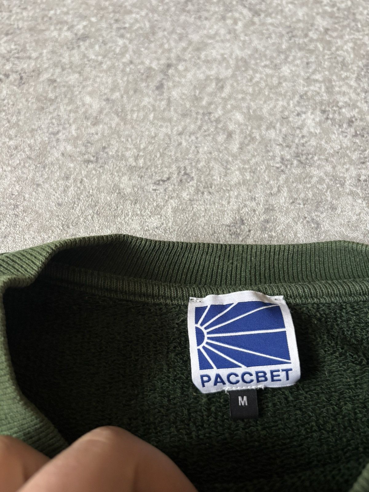Gosha Rubchinskiy × PACCBET PACCBET “IT WILL BE DIFFERENT” CREWNECK Size US M / EU 48-50 / 2 - 3 Thumbnail