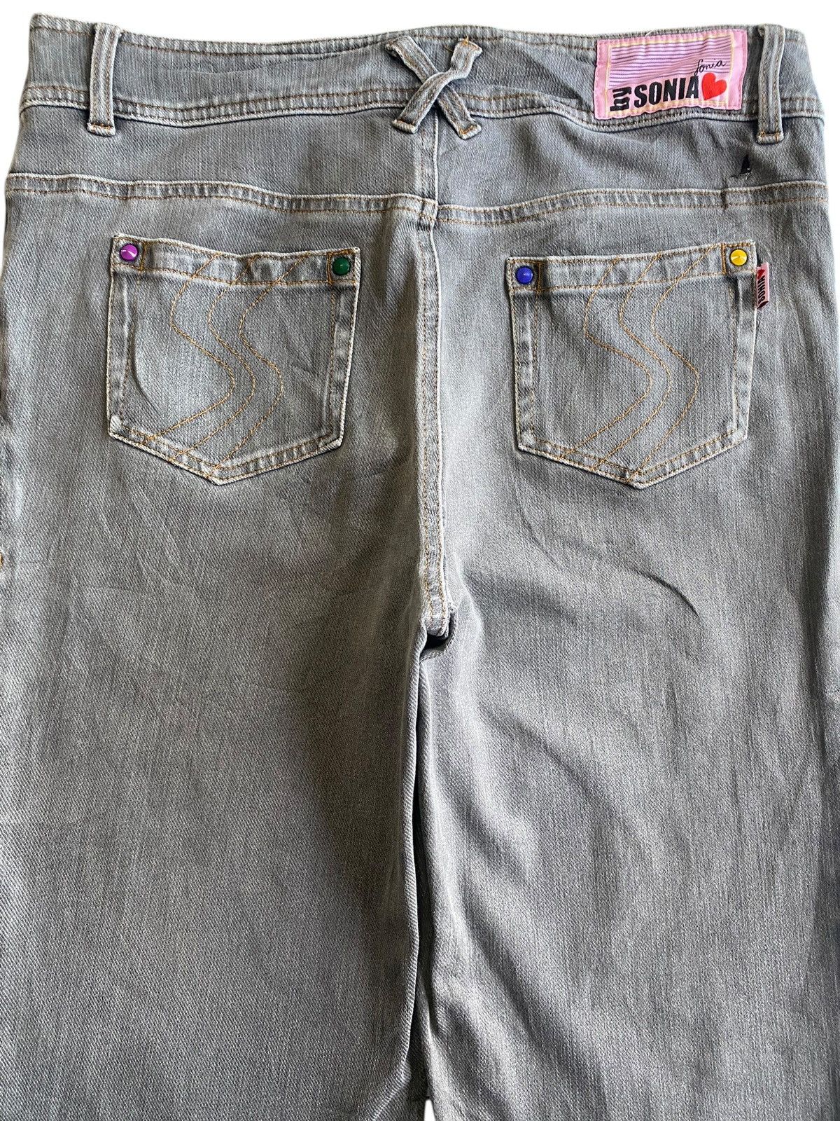 Sonia Rykiel Vintage Sonia Love Denim Bootcut Style Jeans Size 31" - 4 Thumbnail