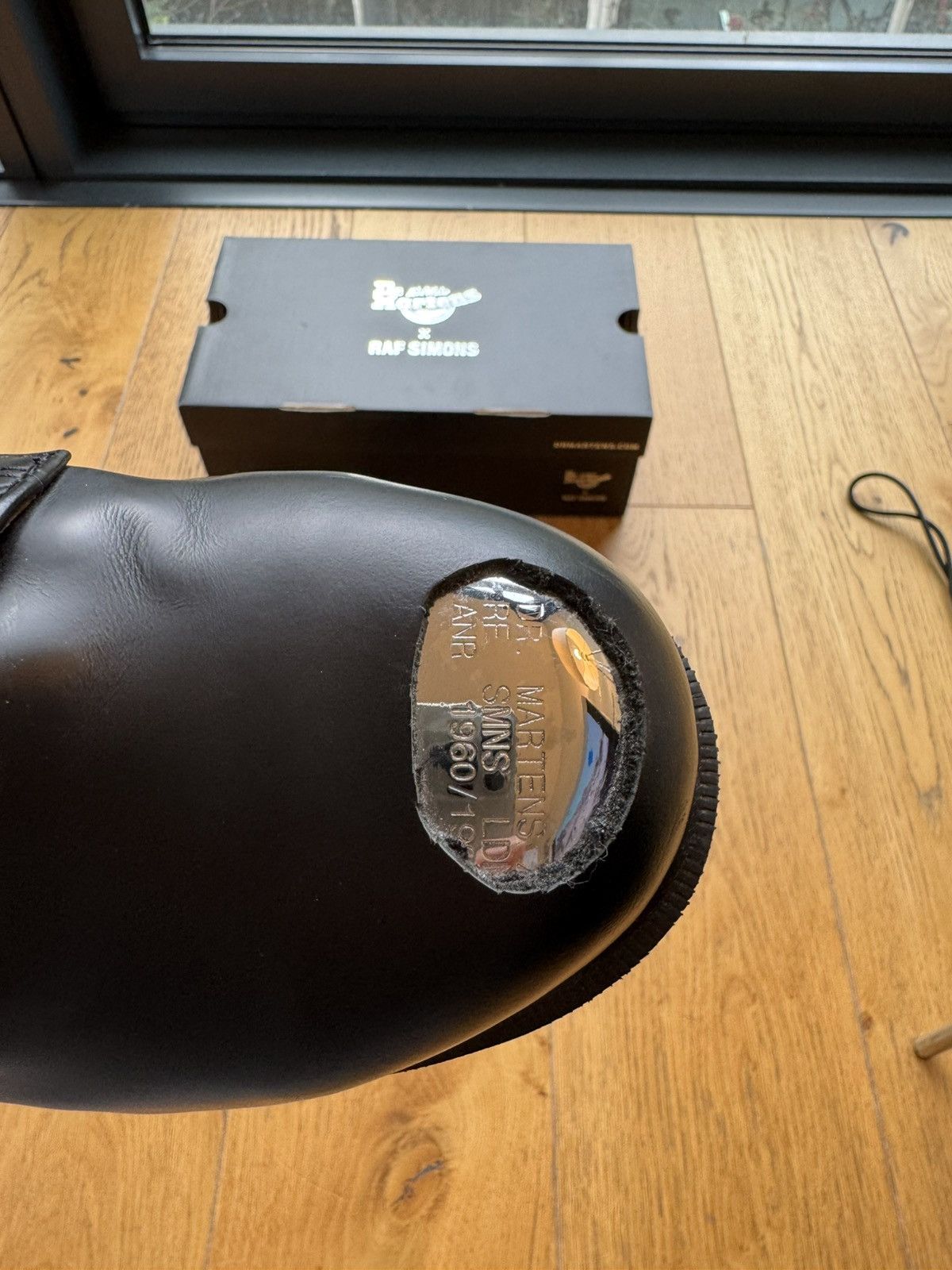 Raf Simons Raf Simons Dr Martens Asymmetric cut out steel toe derby Size US 7 / IT 37 - 11 Thumbnail