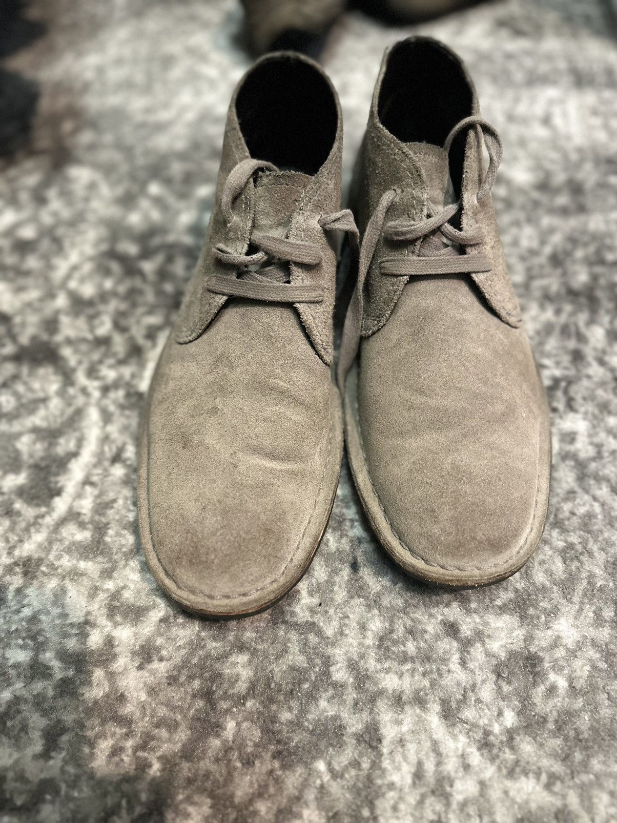John Varvatos John Varvatos Hipster Chukka Grey Suede Size US 10 / EU 43 - 4 Thumbnail