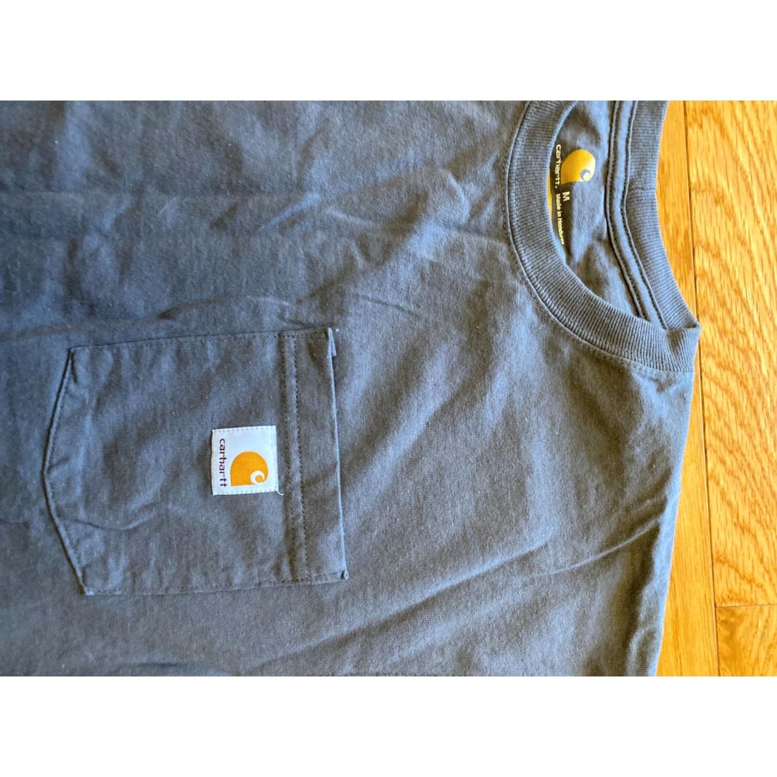 Carhartt Carhartt Pocket T-Shirt Mens Sz M UC Gray Crew Neck Short Sleeve Cotton Logo Buttonless Pockets Regular Fit Vintage: No Size US M / EU 48-50 / 2 - 3 Thumbnail