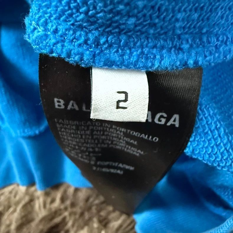 Balenciaga Balenciaga x Adidas Limited Blue Hoodie Size US M / EU 48-50 / 2 - 4 Thumbnail