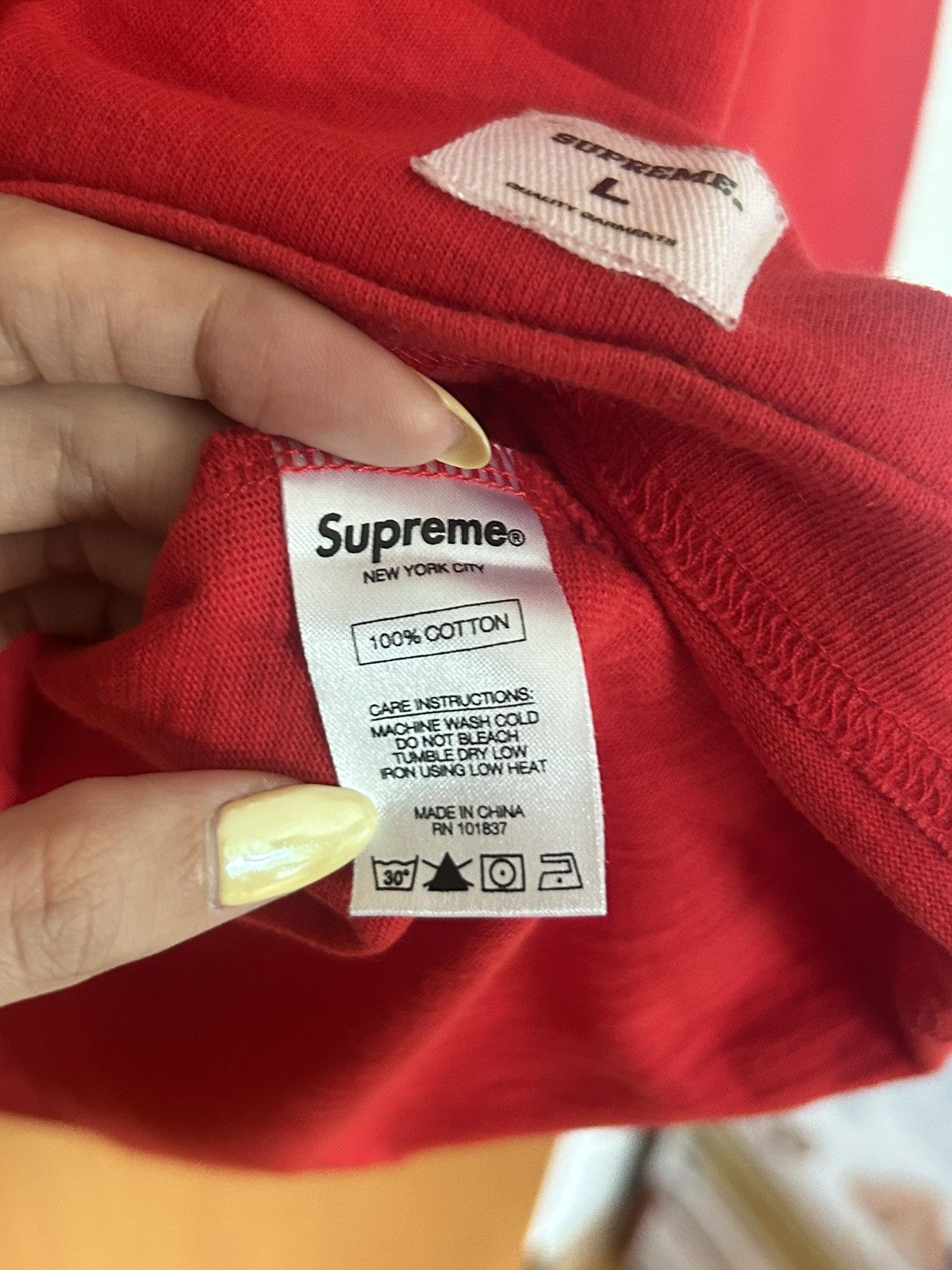 Supreme Supreme Warp Hooded L/S Top Size US L / EU 52-54 / 3 - 6 Thumbnail
